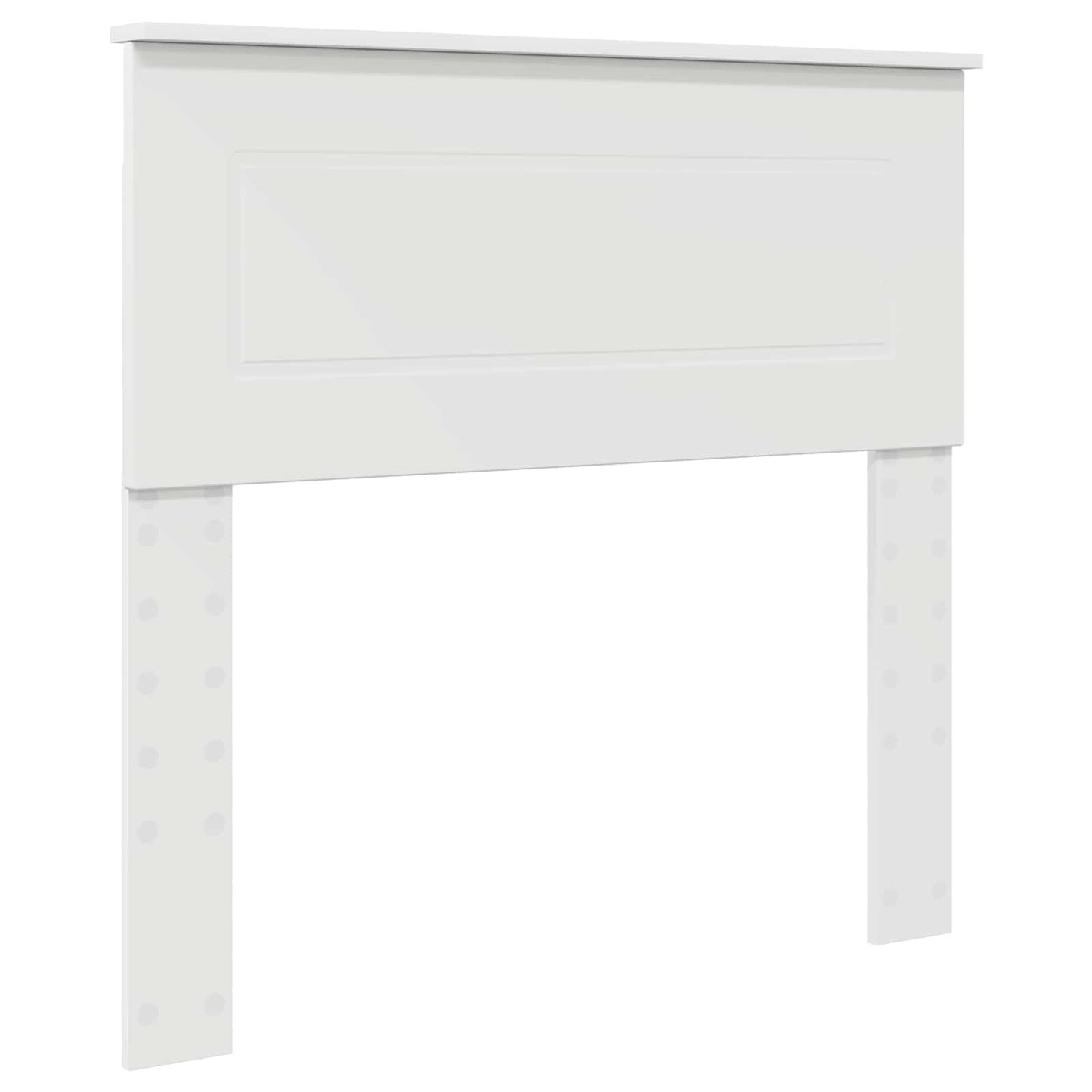 Bed Frame with Headboard White 75 x 190 cm Engineered wood