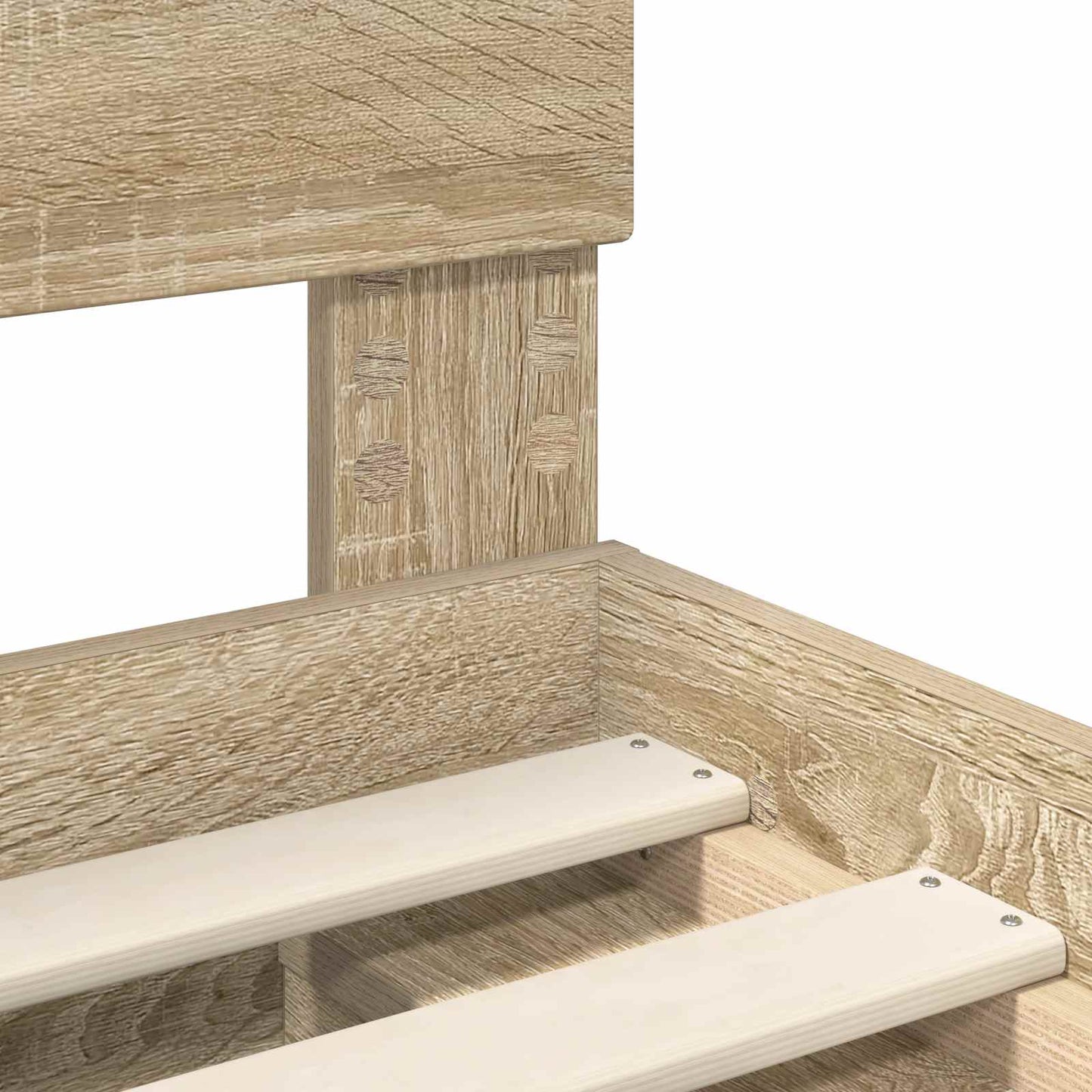 Bed Frame with Headboard Sonoma Oak 75 x 190 cm Engineered wood