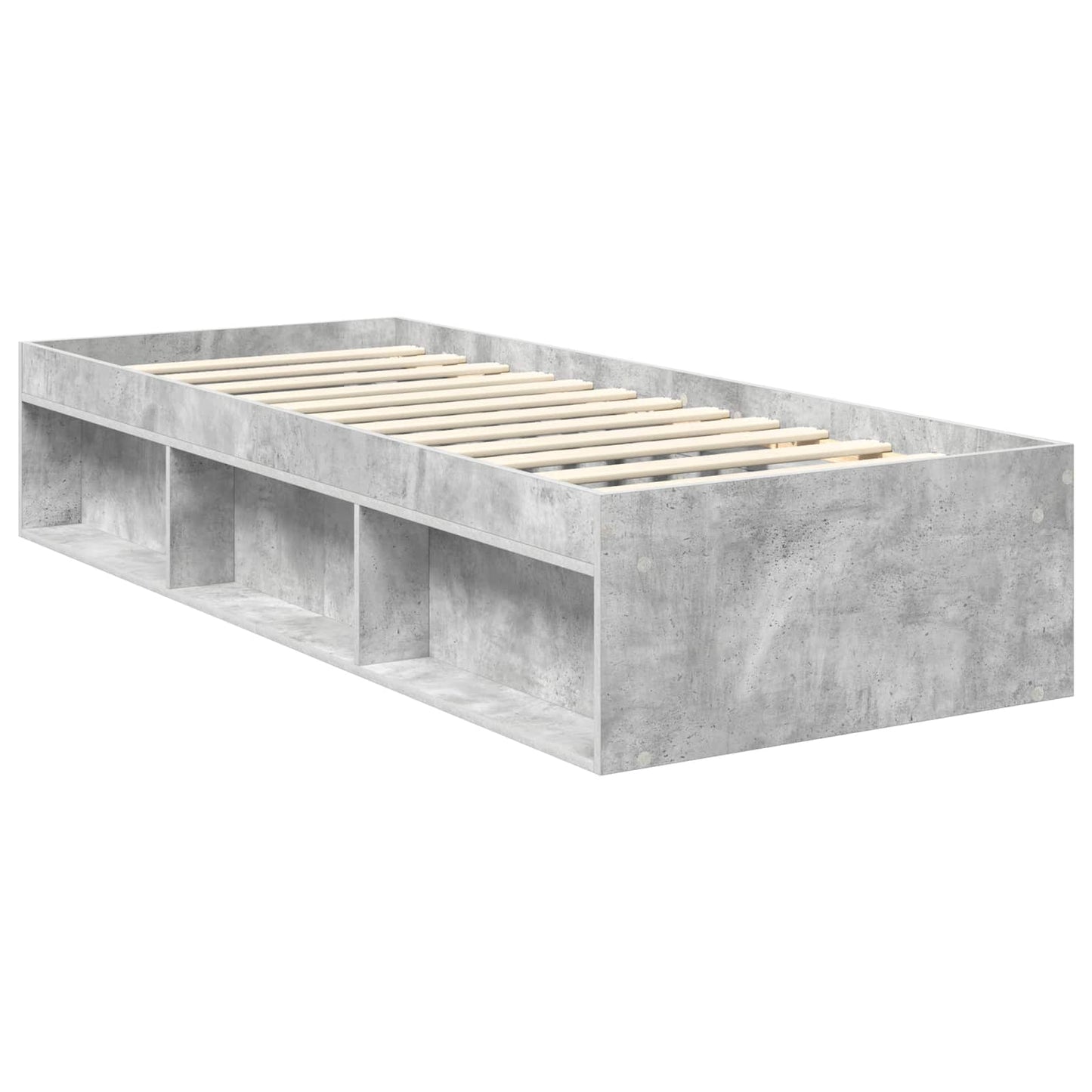 Bed Frame Concerte Grey 75 x 190 cm Engineered wood