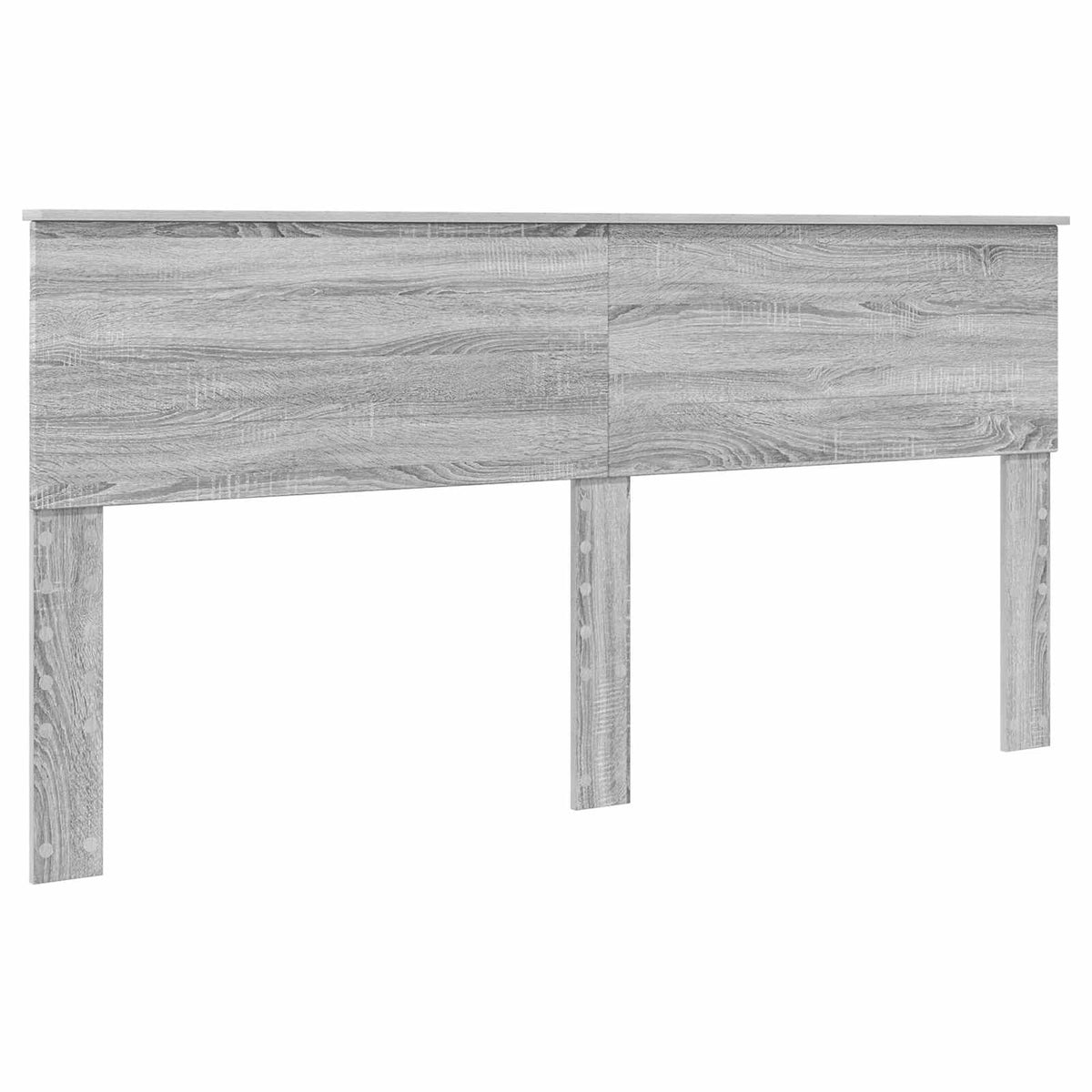 Bed Frame with Drawer Grey Sonoma 200 x 200 cm Engineer Wood