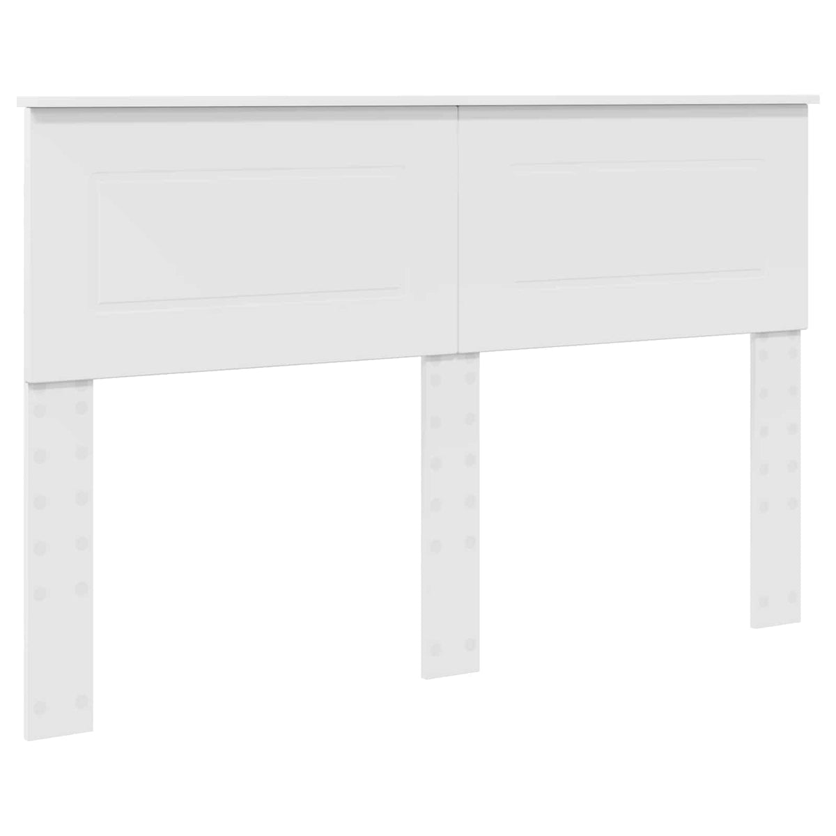 Bed Frame with Drawer White 140 x 190 cm Engineer Wood