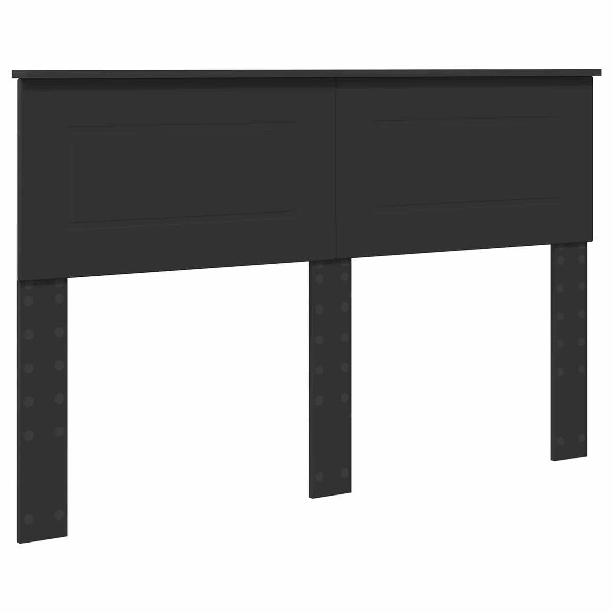 Bed Frame with Drawer Black 140 x 200 cm Engineer Wood