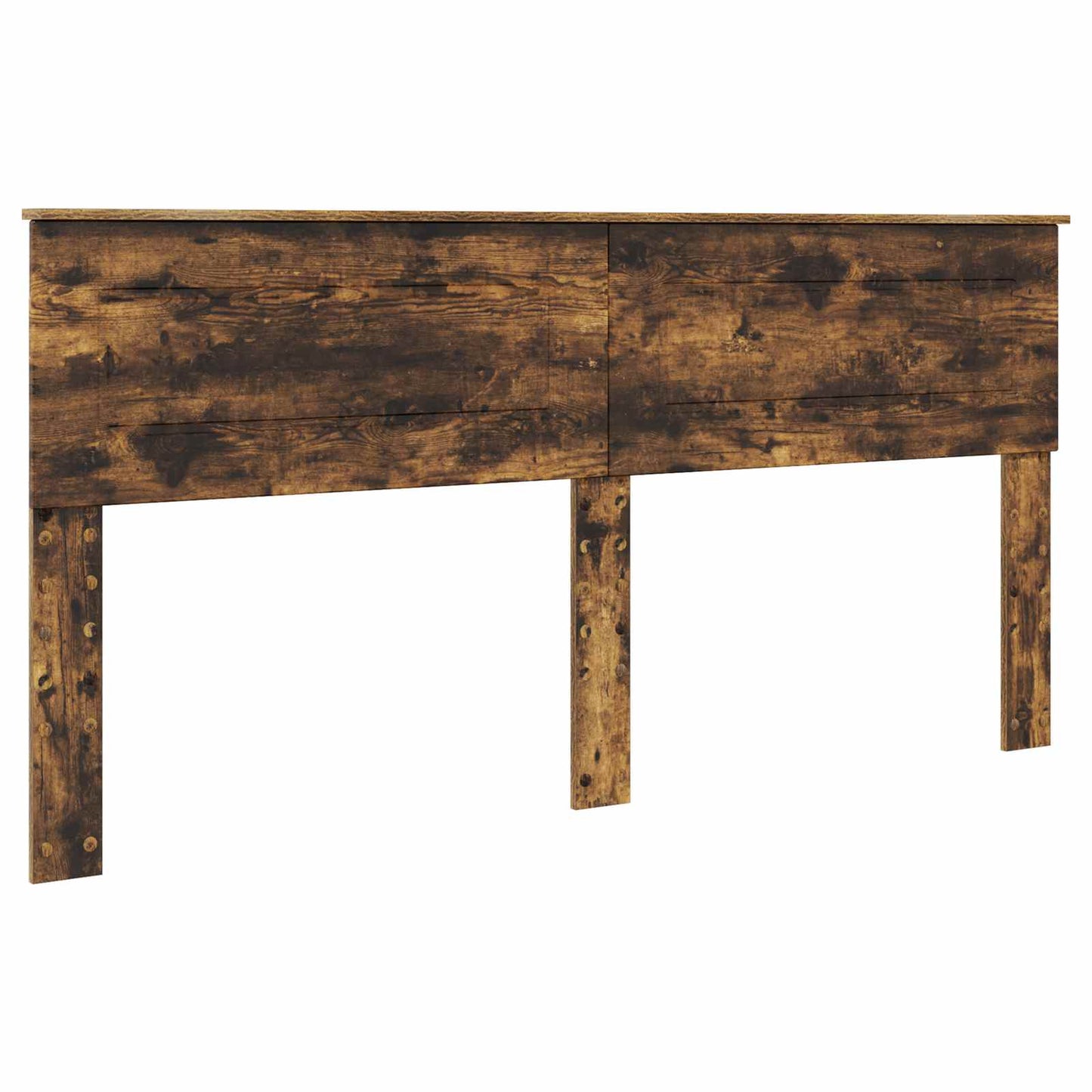 Storage Bed with Drawer Smoked Oak 180 x 200 cm Engineered Wood