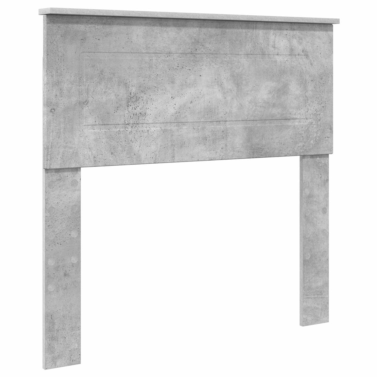Daybed Concrete Grey and Black 100 x 200 cm Engineered Wood