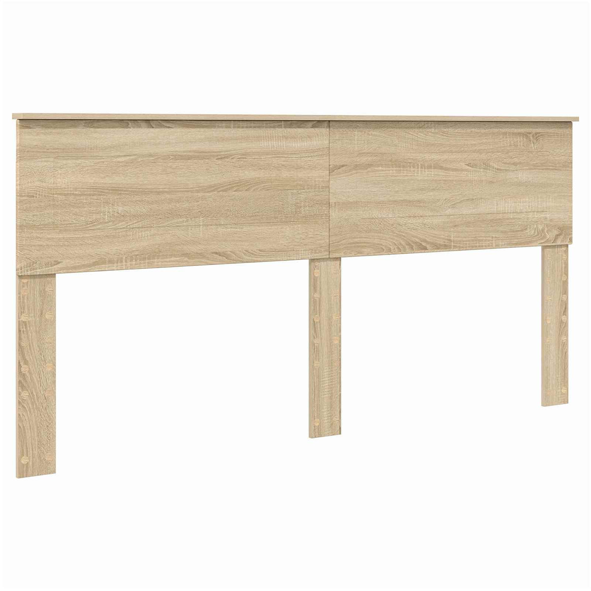 Bed Frame Sonoma Oak 200 x 200 cm Engineered Wood