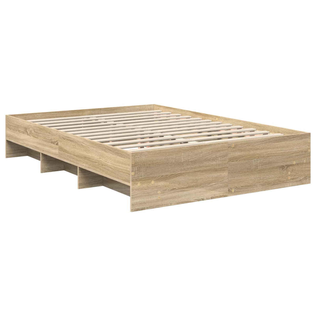 Bed Frame Sonoma Oak 160 x 200 cm Engineered Wood