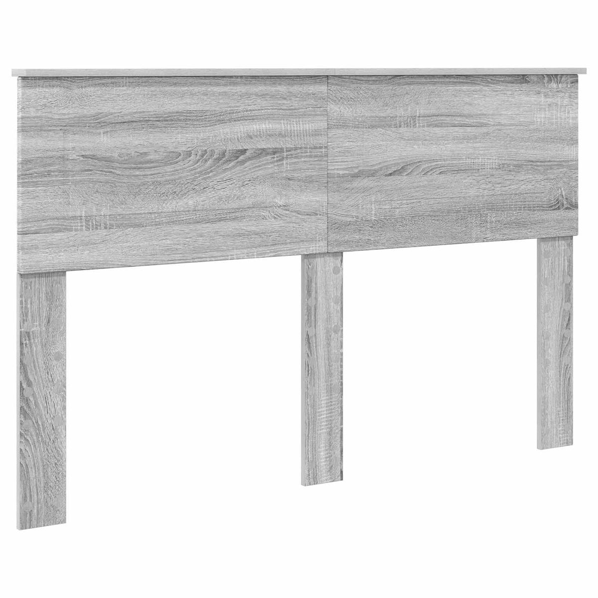 Bed Frame Grey Sonoma 150 x 200 cm Engineered Wood