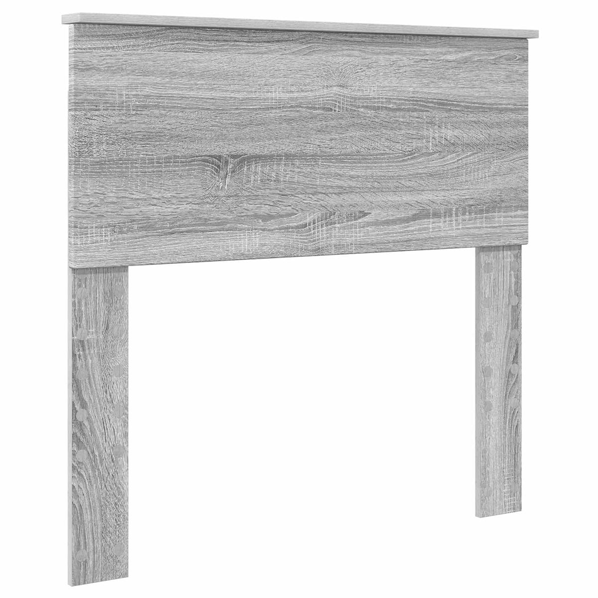 Bed Frame Grey Sonoma 100 x 200 cm Engineered Wood