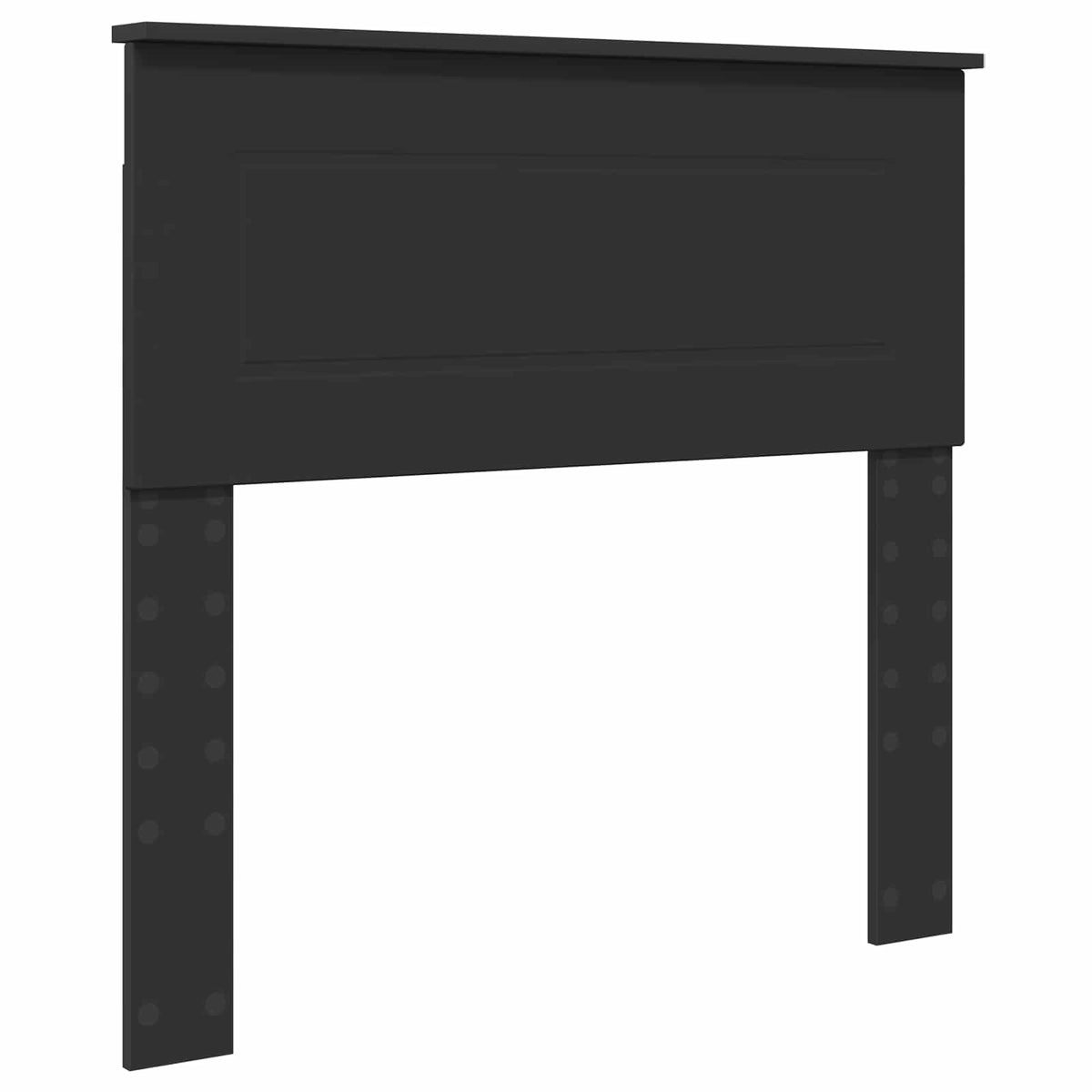 Bed Frame Black 75 x 190 cm Engineered Wood