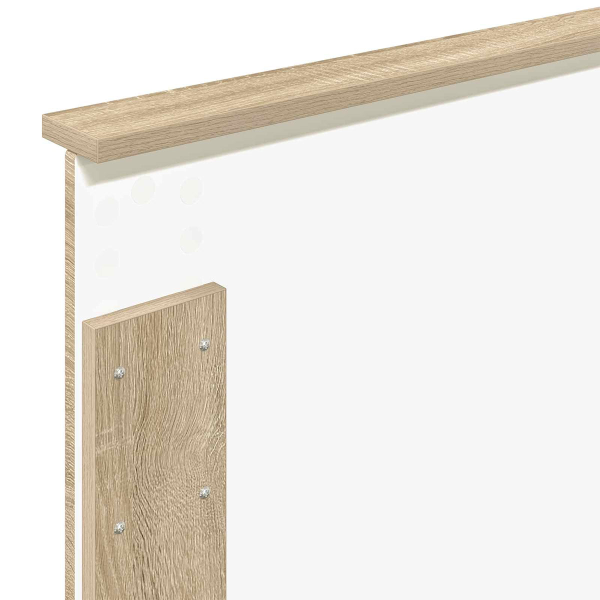 Bed Frame Sonoma Oak 75 x 190 cm Engineered Wood