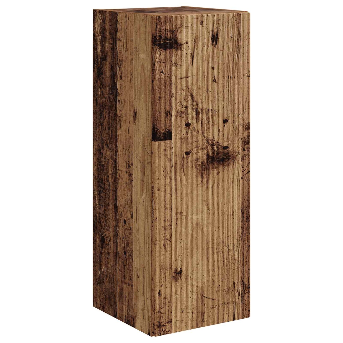 TV Wall Cabinet Set Wall-mounted 4 pcs Old Wood Engineered Wood