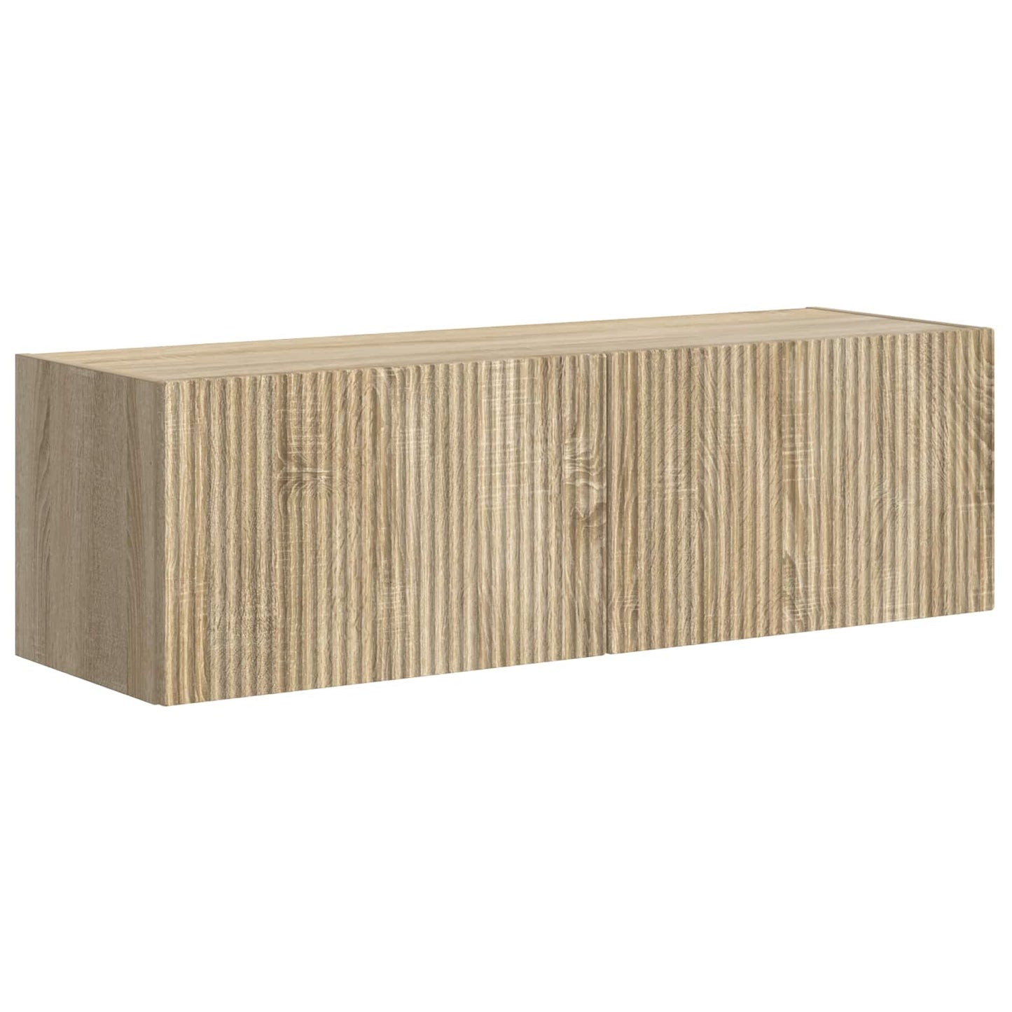 TV Wall Cabinet Set Wall-mounted 6 pcs Sonoma Oak