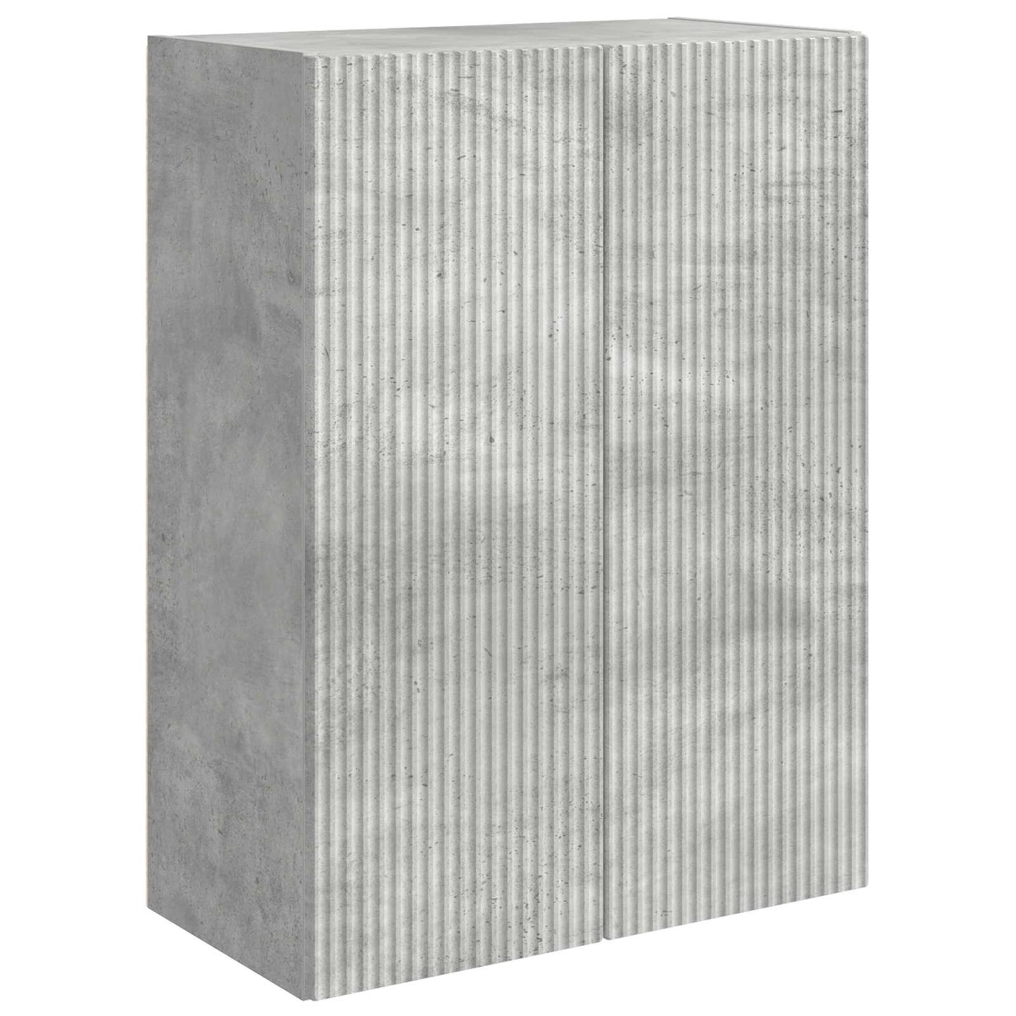 TV Wall Cabinet Set Wall-mounted 6 pcs Concrete Grey