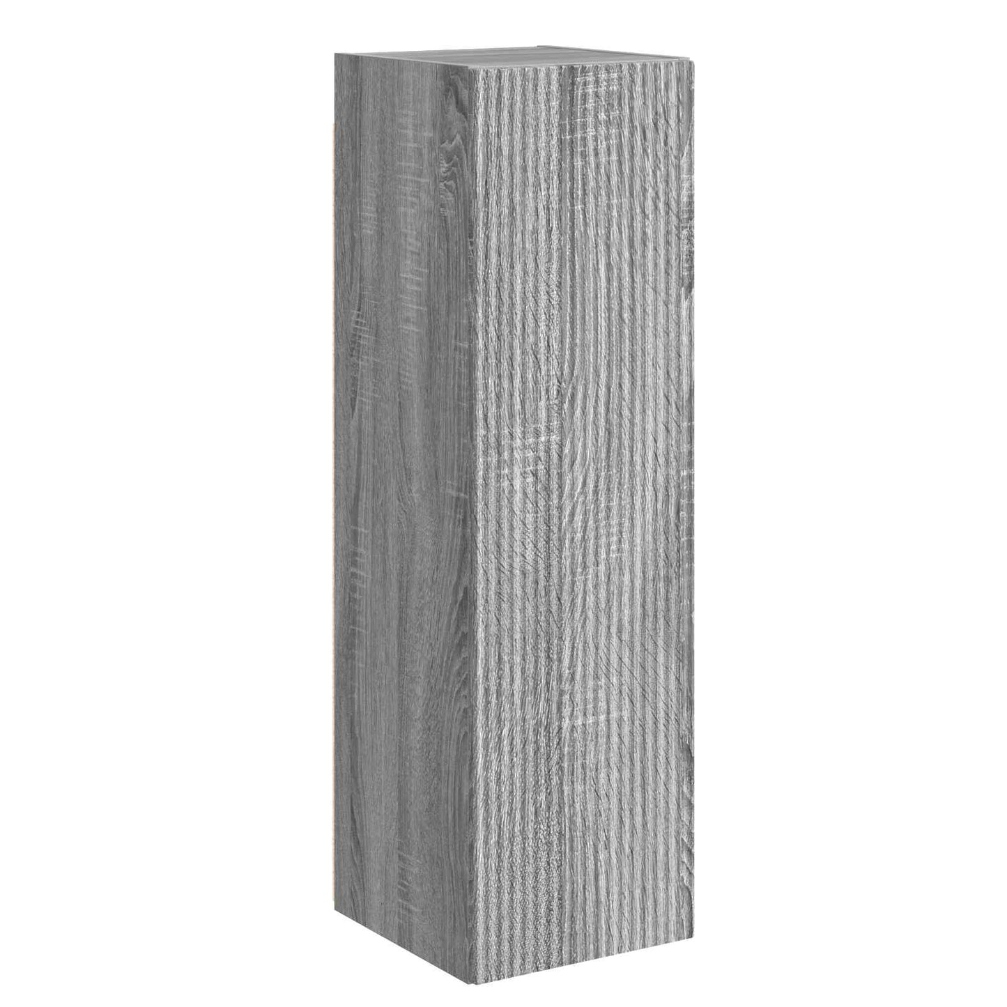TV Wall Cabinet Set Wall-mounted 6 pcs Grey Sonoma