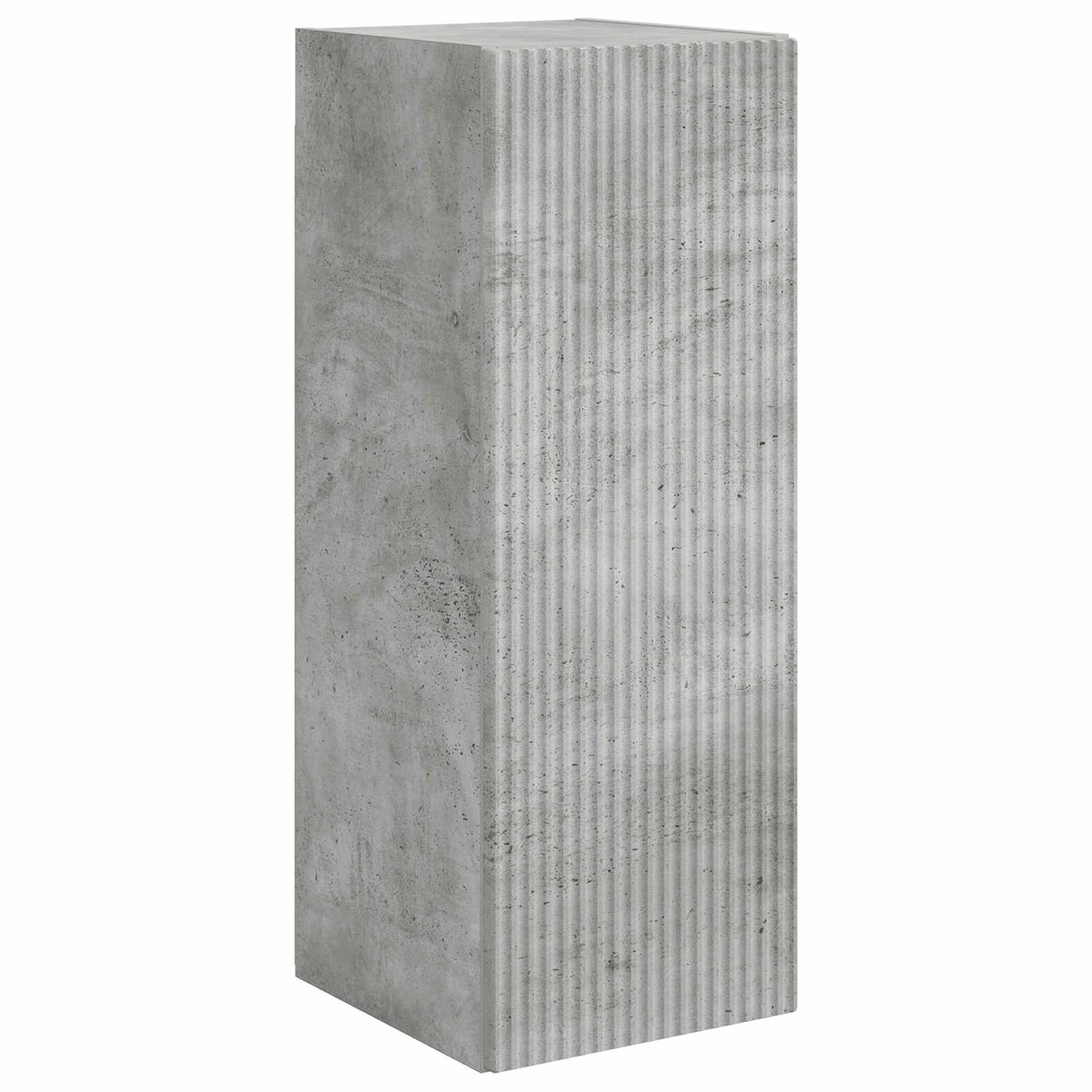 TV Cabinet Set Wall-mounted 2 pcs Concrete Grey Engineered Wood