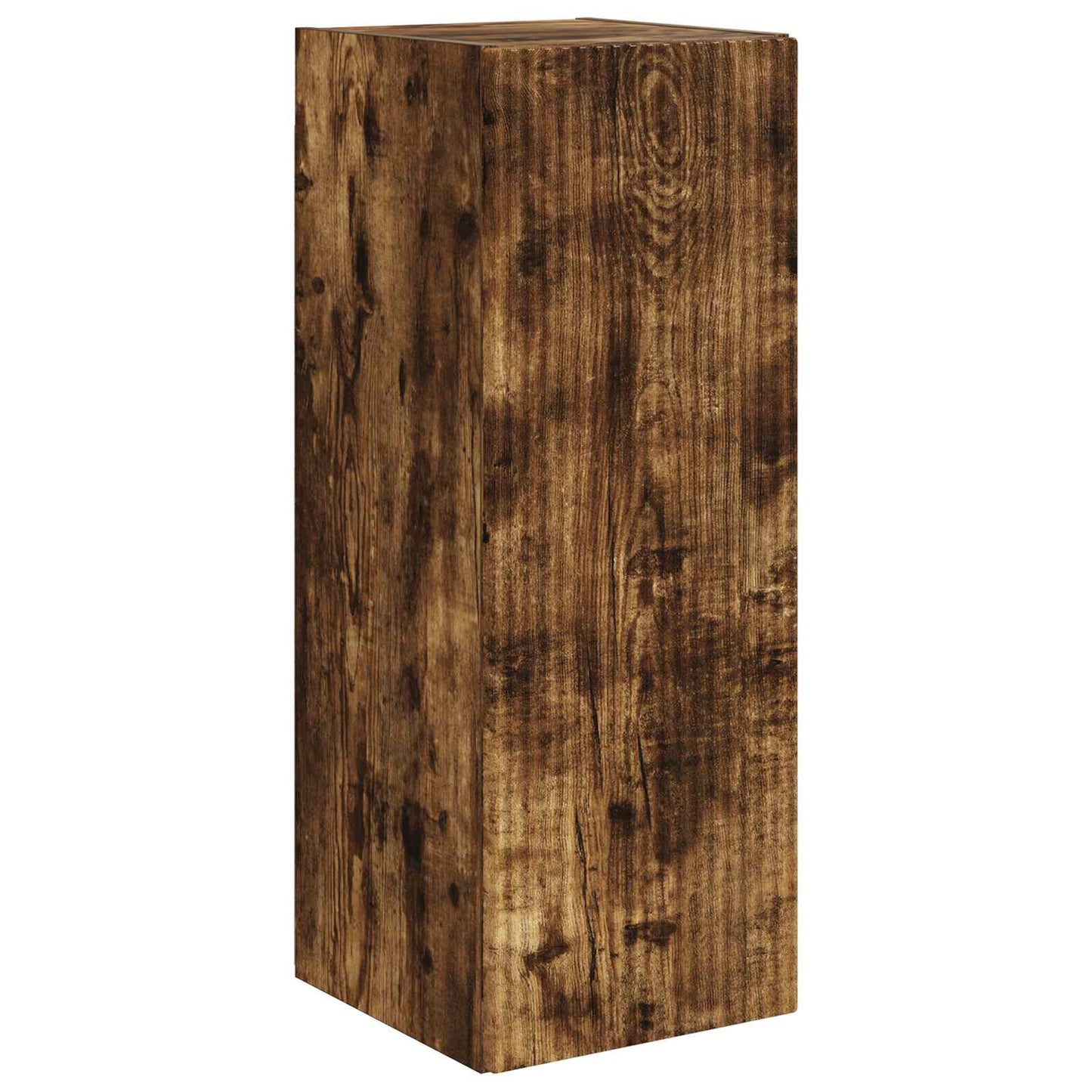 TV Cabinet Set Wall-mounted 2 pcs Smoked Oak Engineered Wood