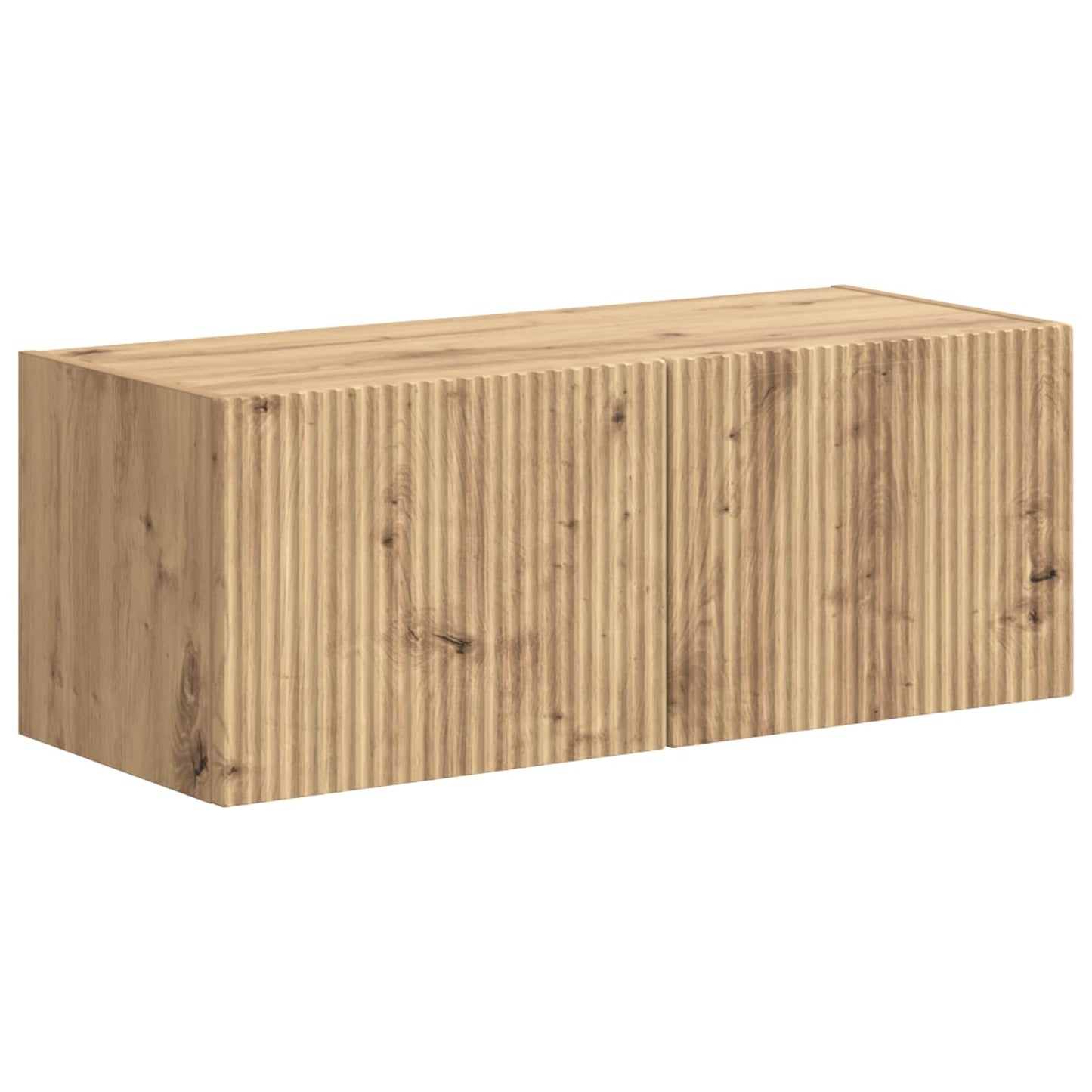TV Cabinet Set Wall-mounted 4 pcs Artisan Oak Engineered Wood