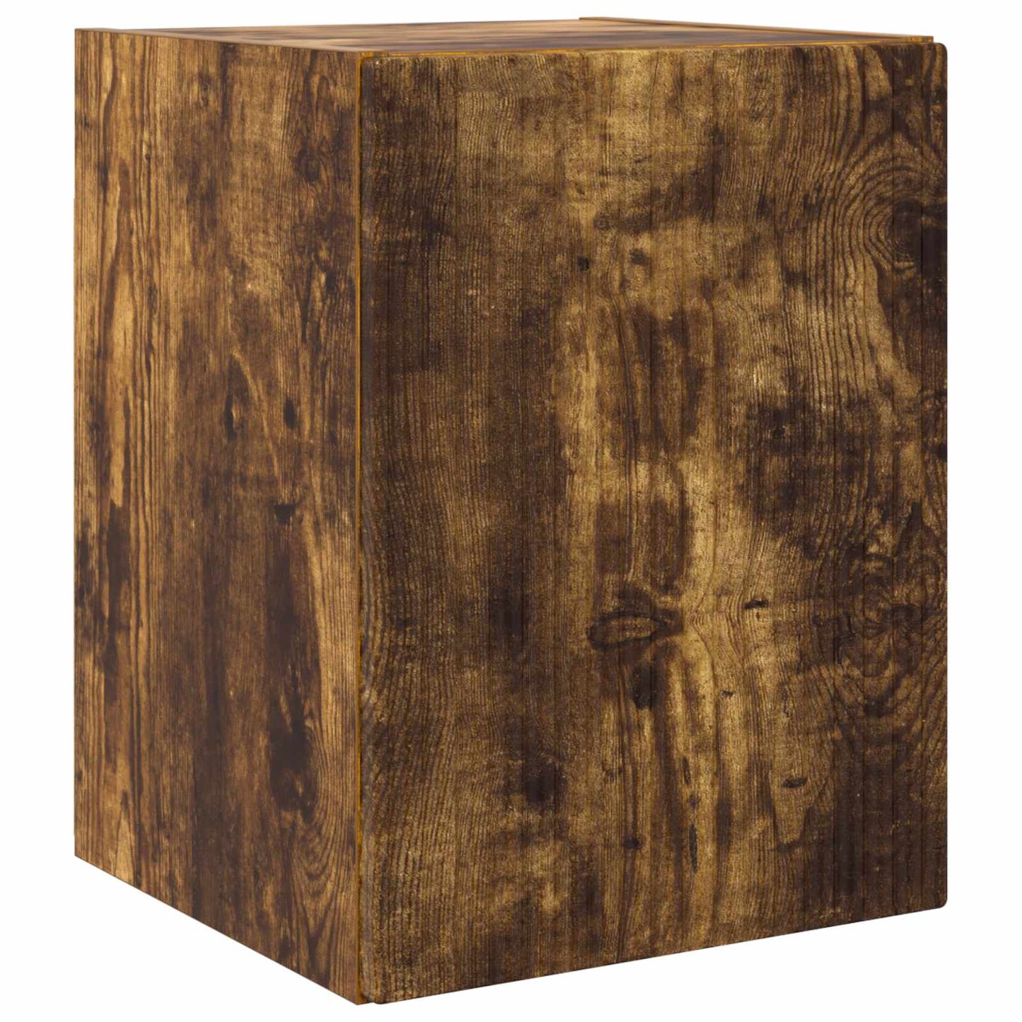 TV Cabinet Set Wall-mounted 3 pcs Smoked Oak Engineered Wood