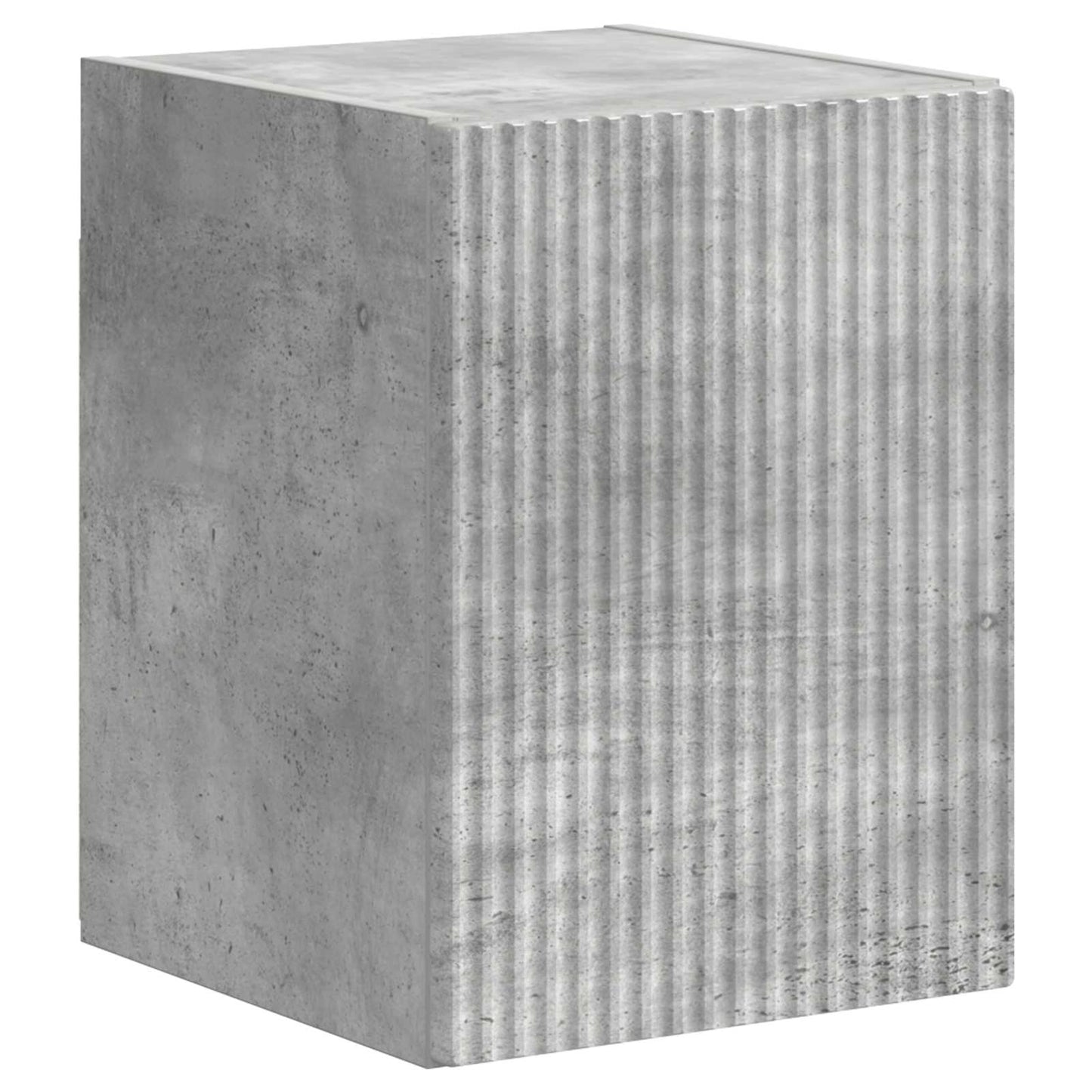 TV Cabinet Set Wall-mounted 4 pcs Concrete Grey Engineered Wood