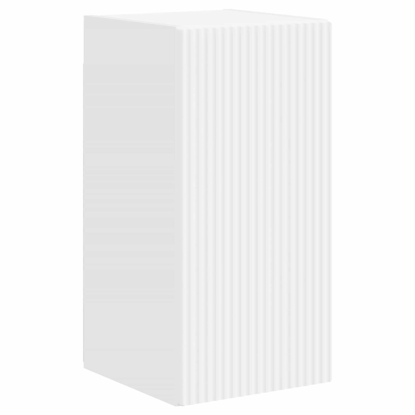 TV Cabinet Set 4 pcs High Gloss White Engineered Wood