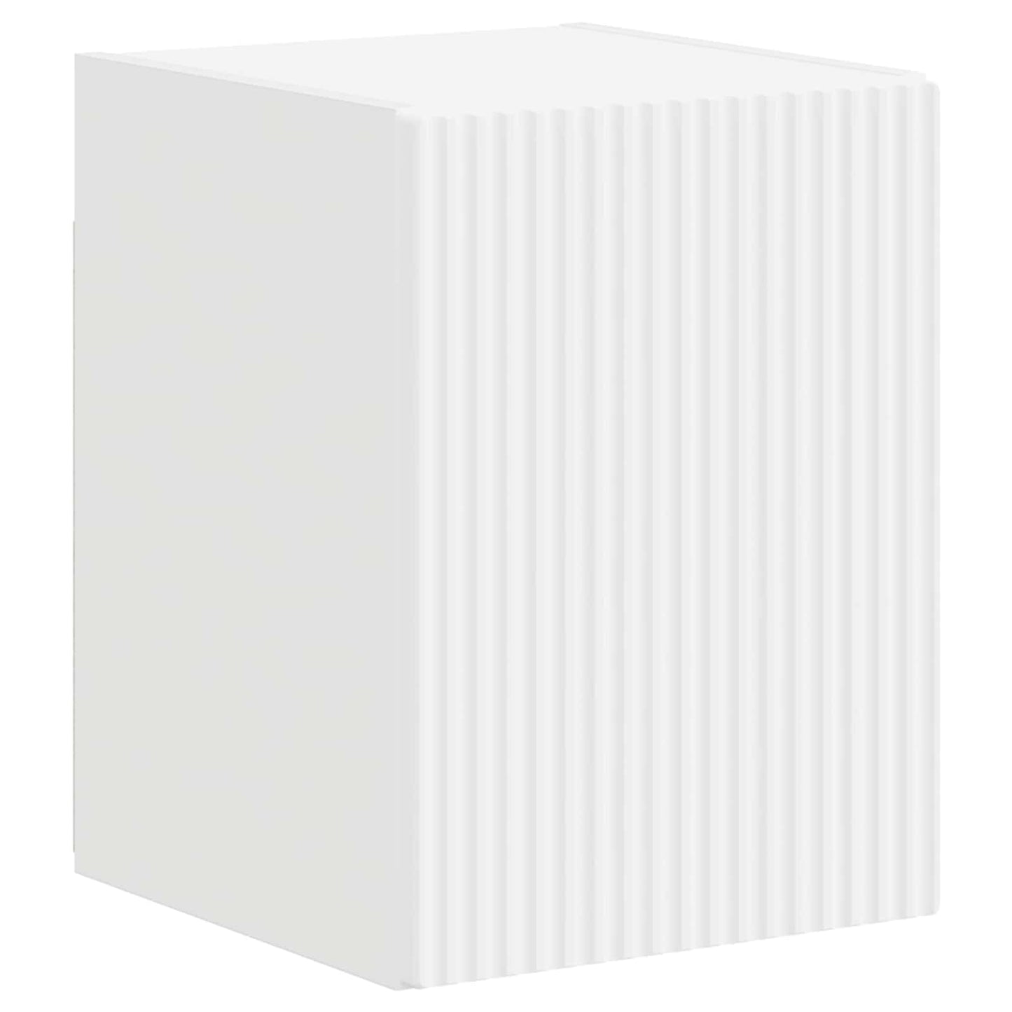 TV Cabinet Set 4 pcs High Gloss White Engineered Wood