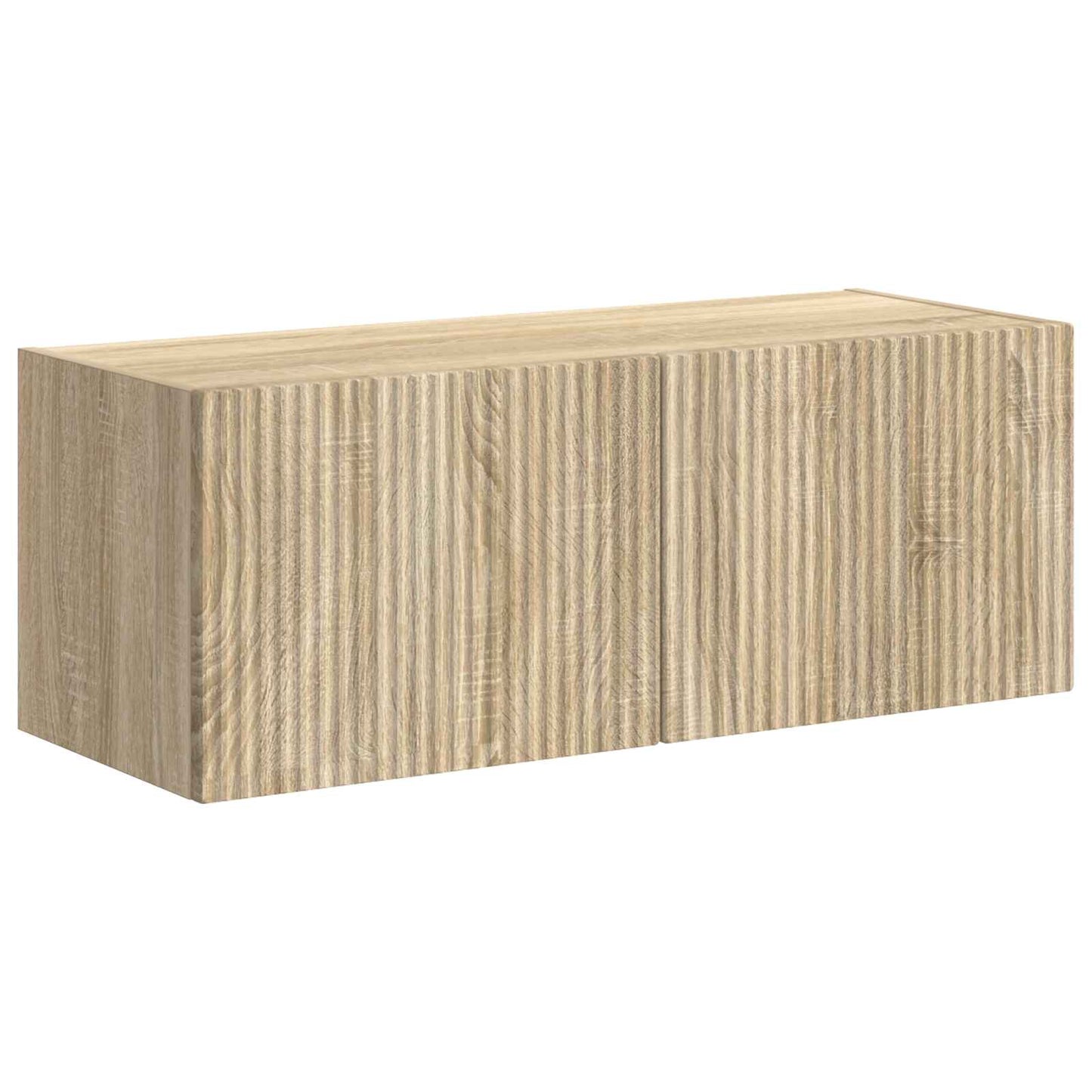 TV Cabinet Set Wall-mounted 6 pcs Sonoma Oak Engineered Wood