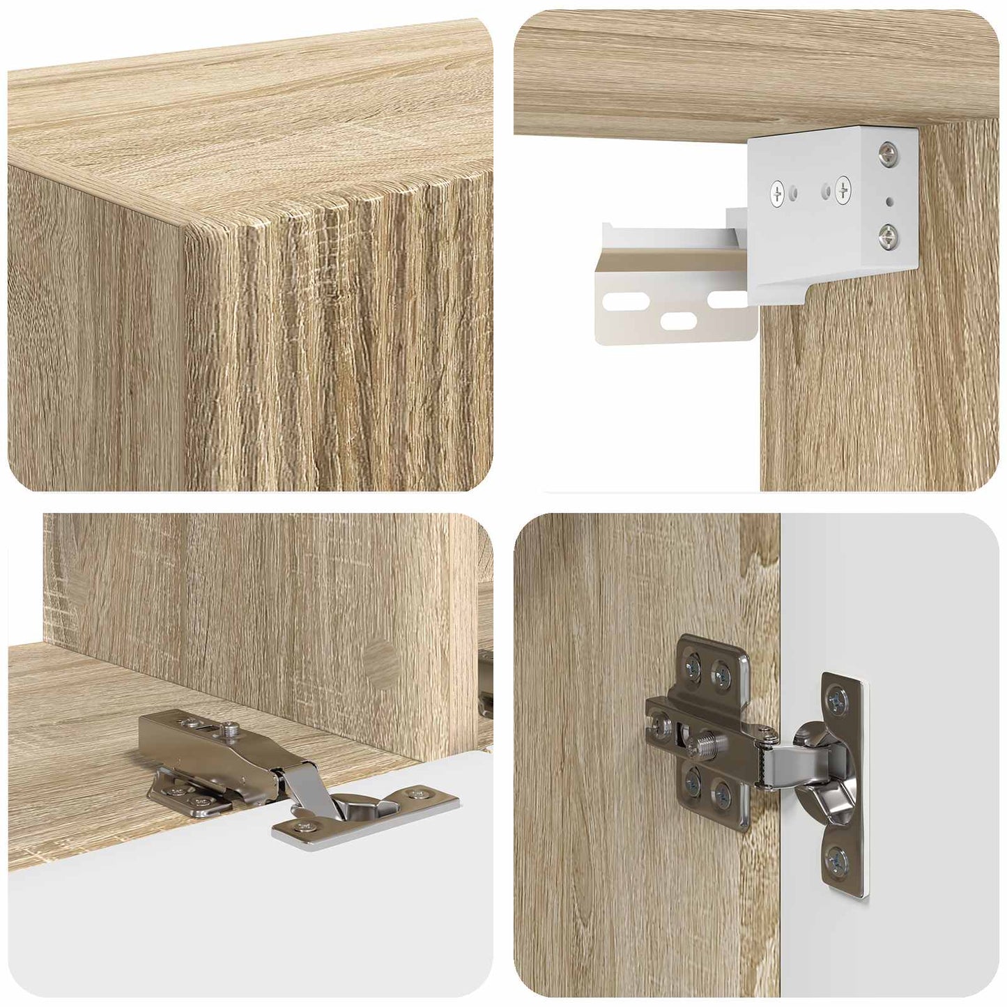TV Cabinet Set 5 pcs Sonoma Oak Engineered Wood