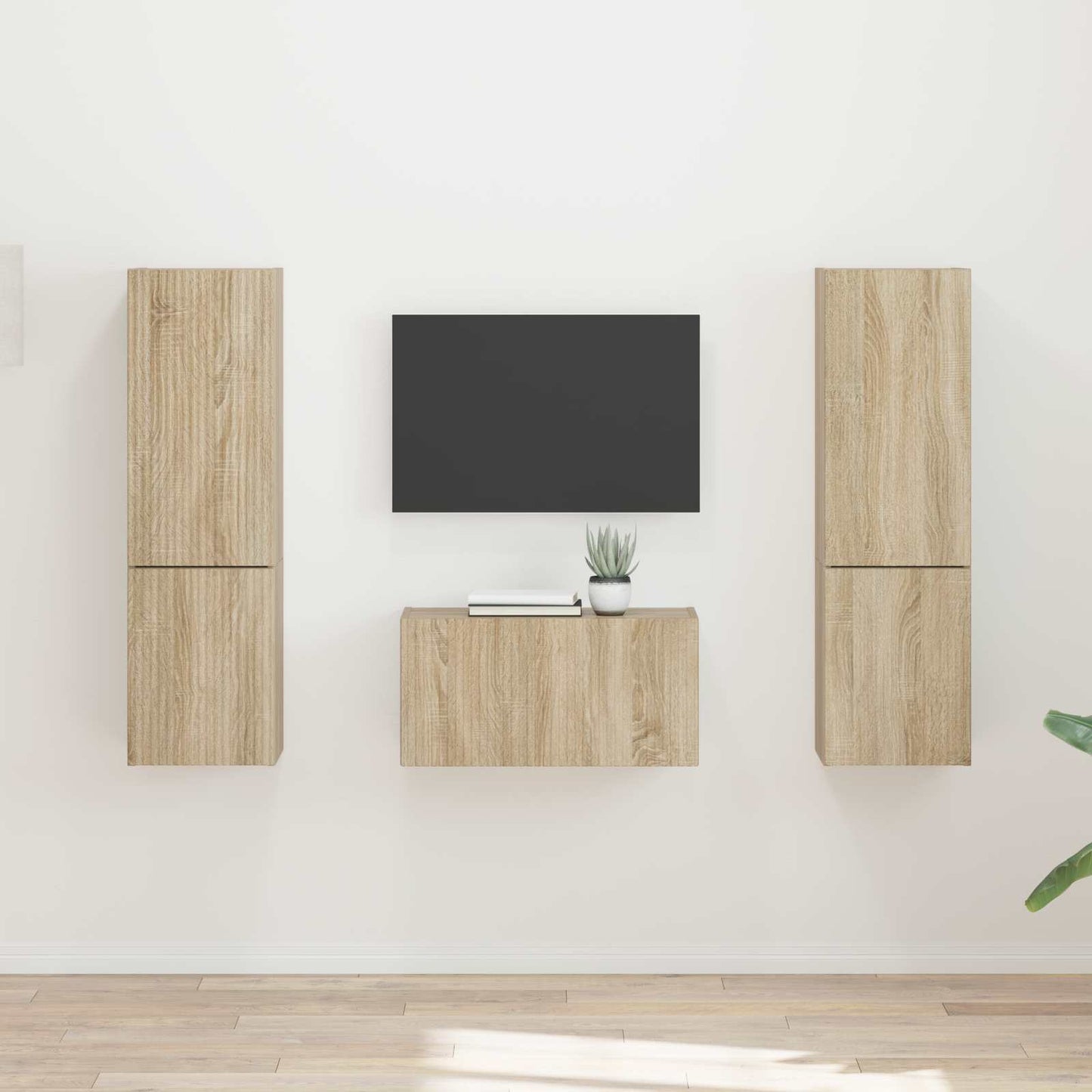 TV Cabinet Set 5 pcs Sonoma Oak Engineered Wood