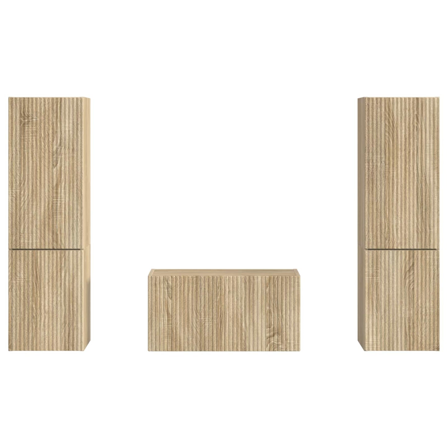 TV Cabinet Set 5 pcs Sonoma Oak Engineered Wood