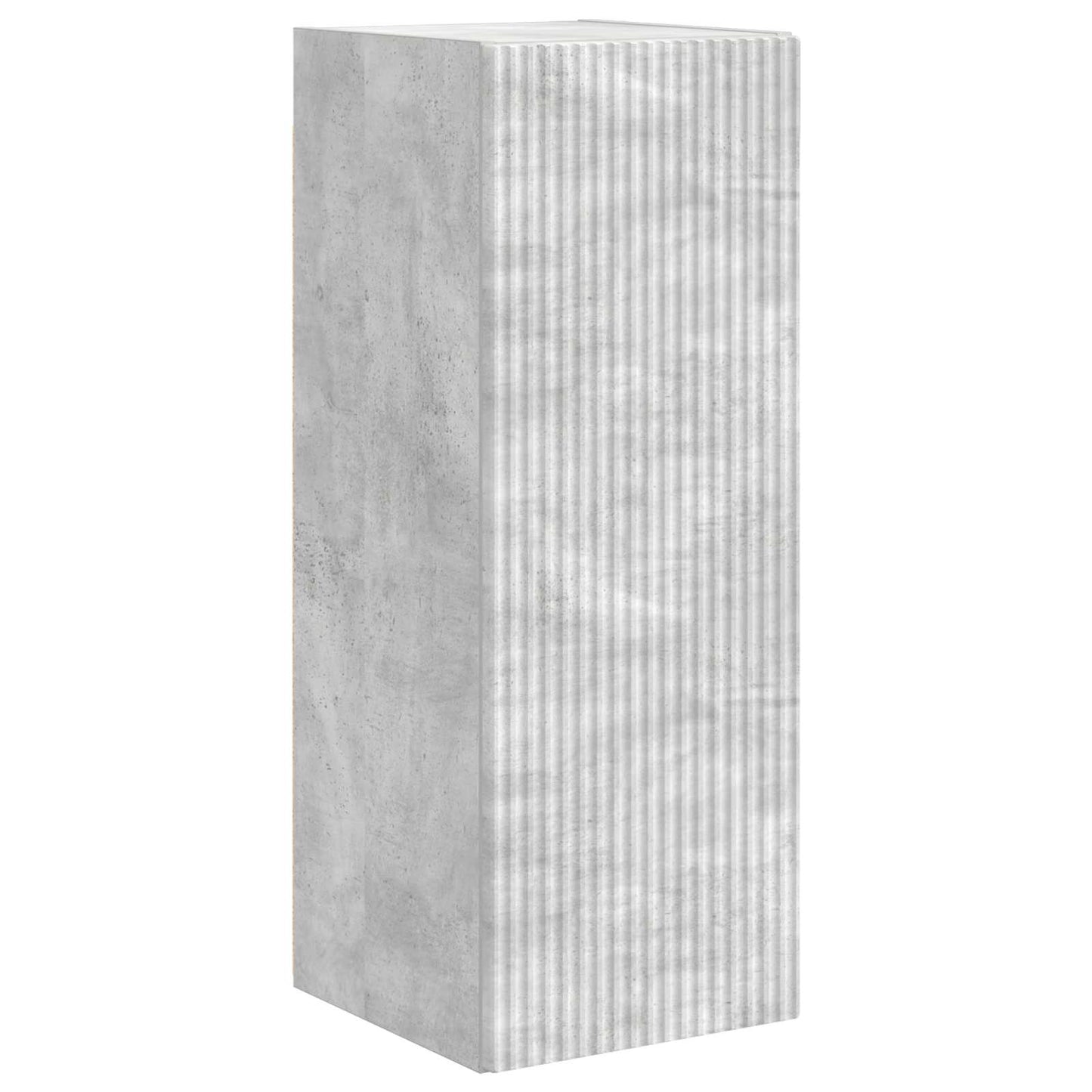 TV Cabinet Set 4 pcs Concrete Grey Engineered Wood