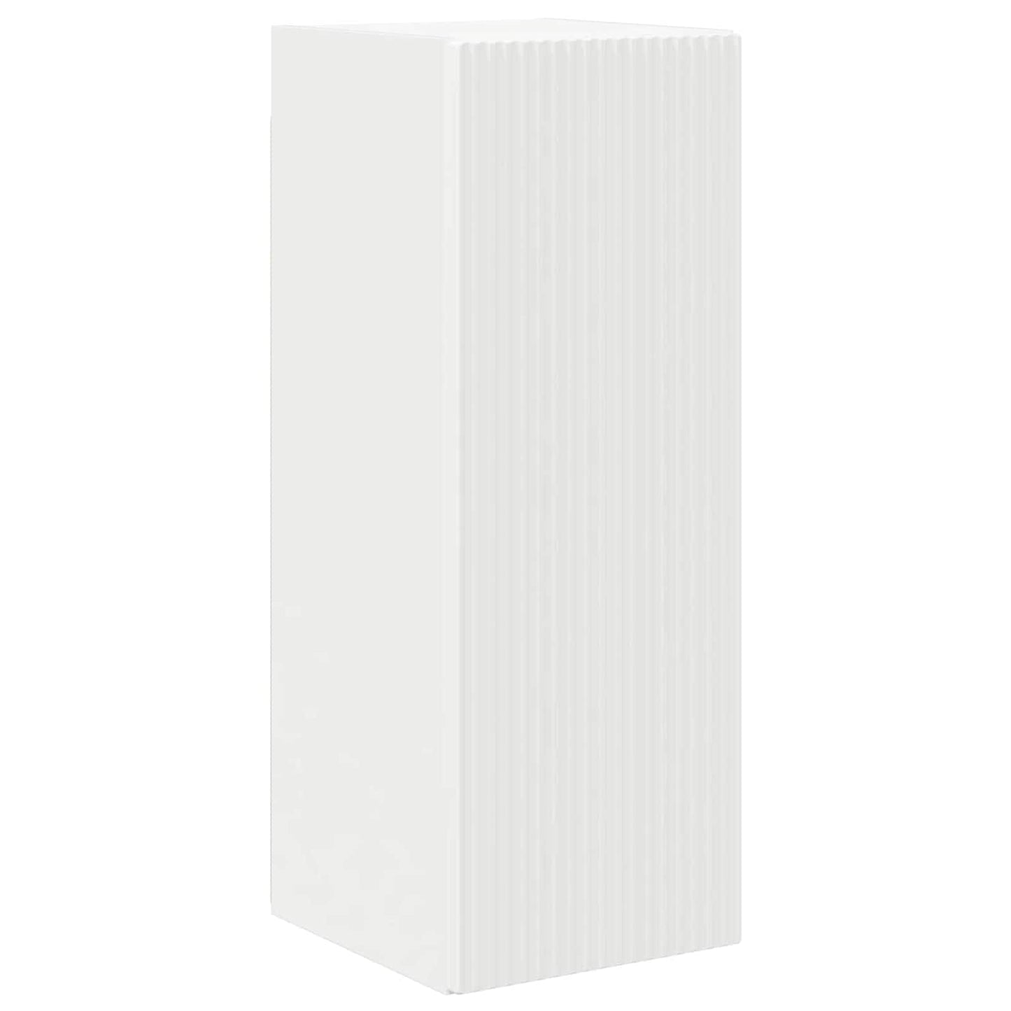 TV Cabinet Set 8 pcs White Engineered Wood