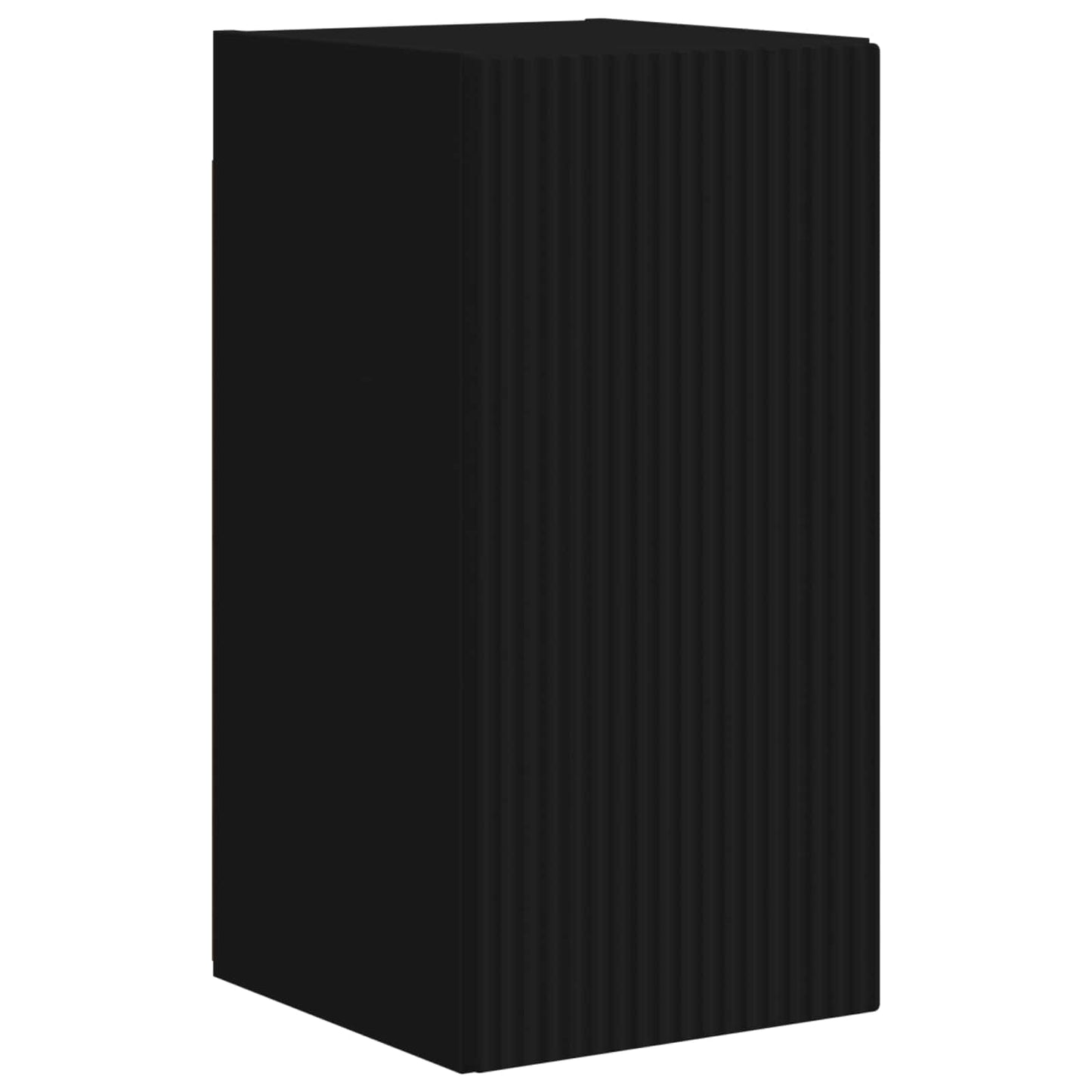 TV Cabinet 8 pcs Black