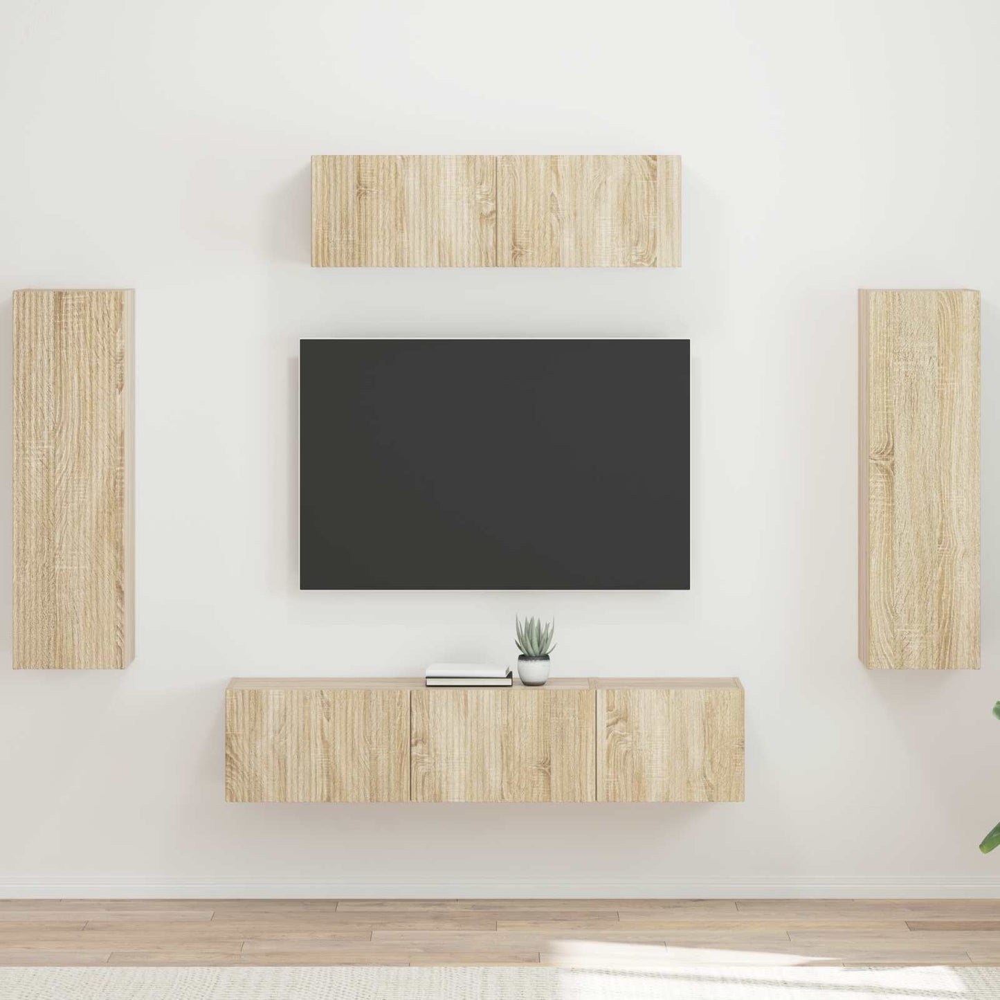 TV Cabinet 5 pcs Sonoma Oak