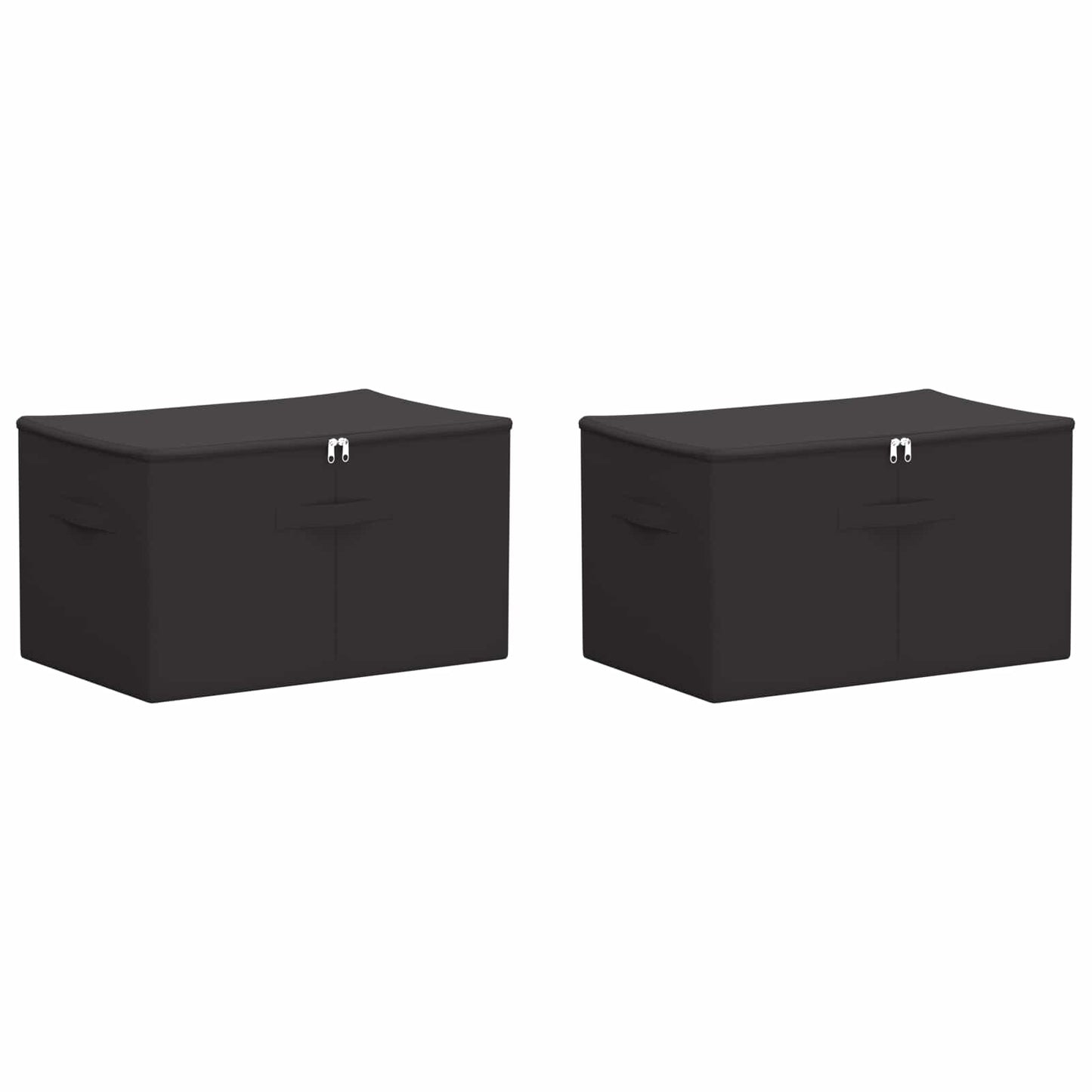 Storage Box 2 pcs Anthracite 55 x 35 x 32 cm Non-woven fabric