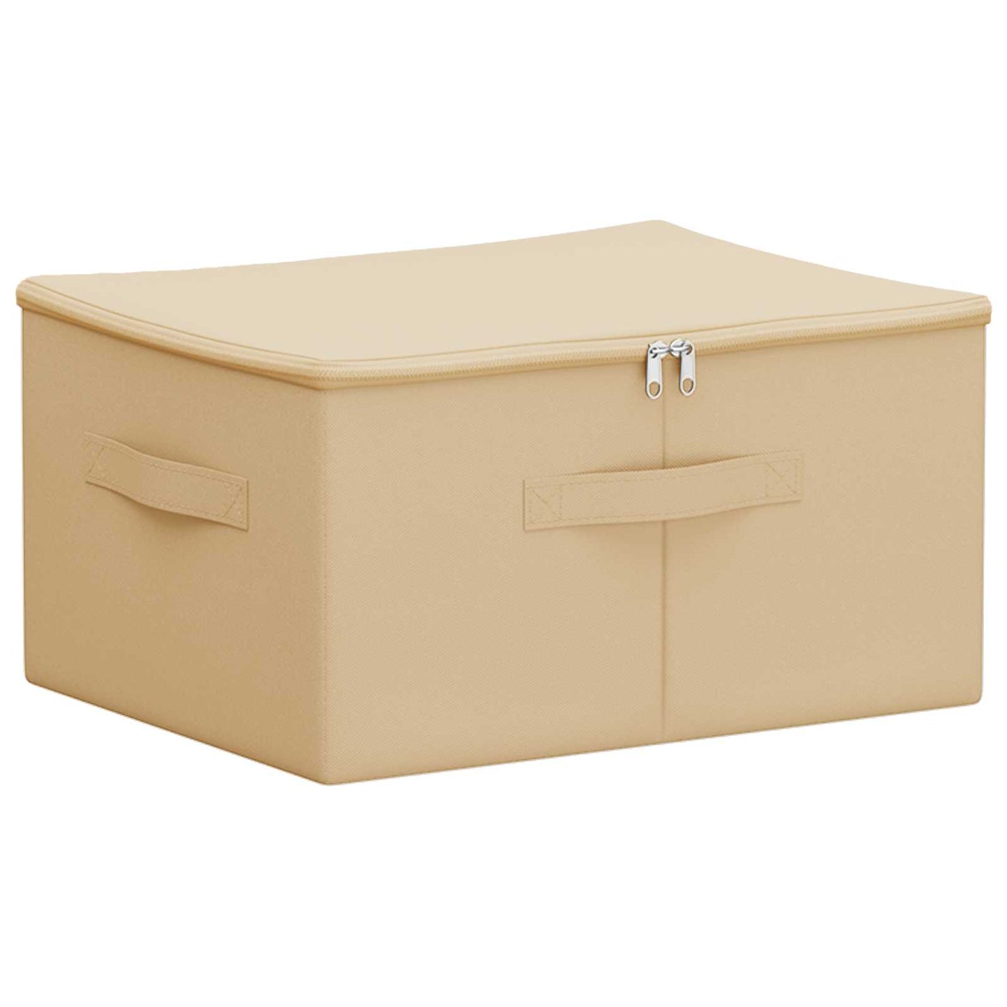 Storage Box Cream 43 x 34 x 23 cm Non-woven fabric