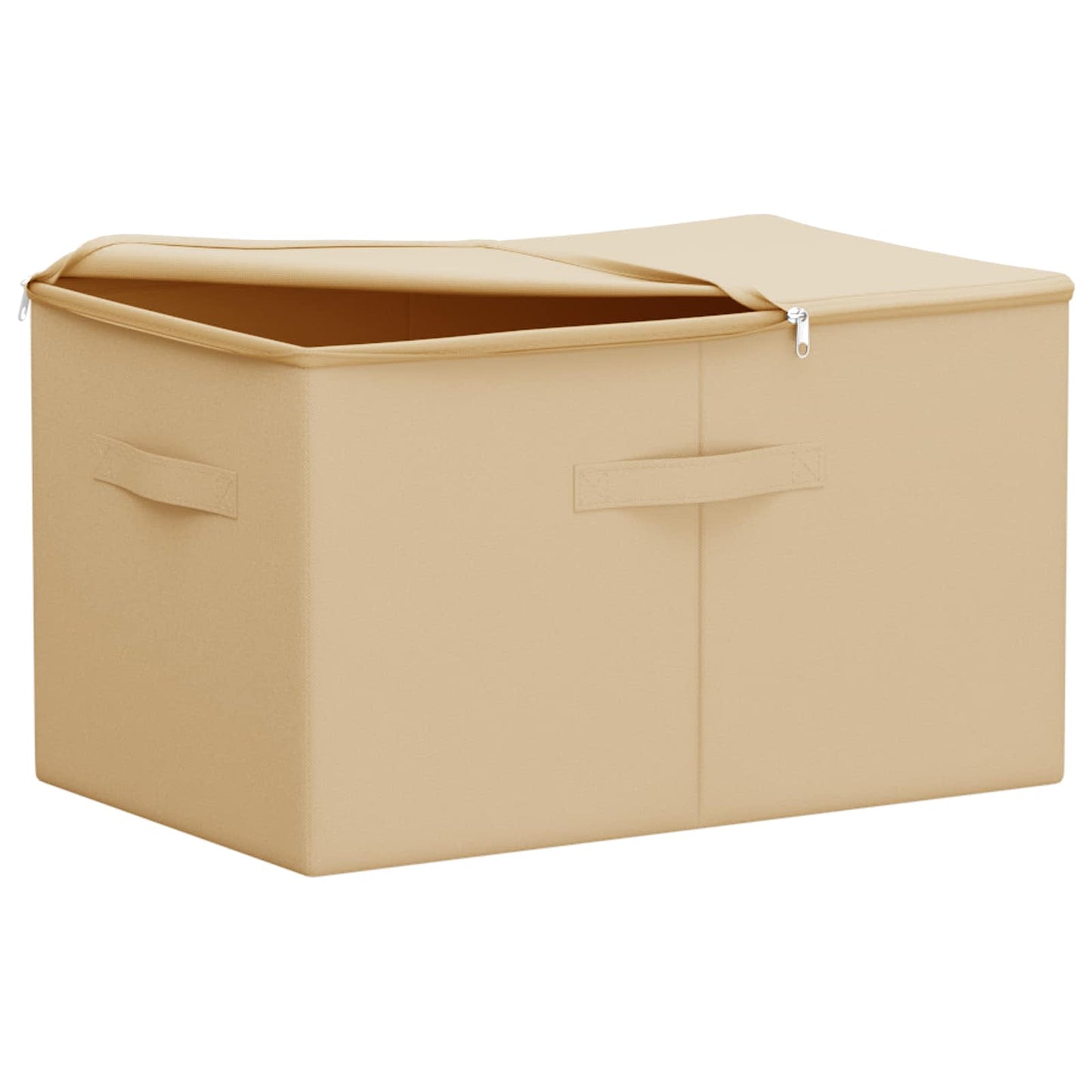 Storage Box Cream 55 x 35 x 32 cm Non-woven fabric
