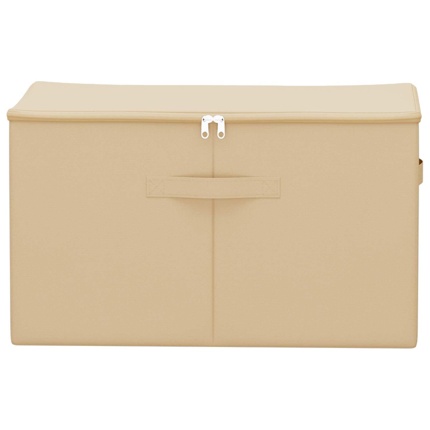 Storage Box 2 pcs Cream 60 x 43 x 35 cm Non-woven fabric