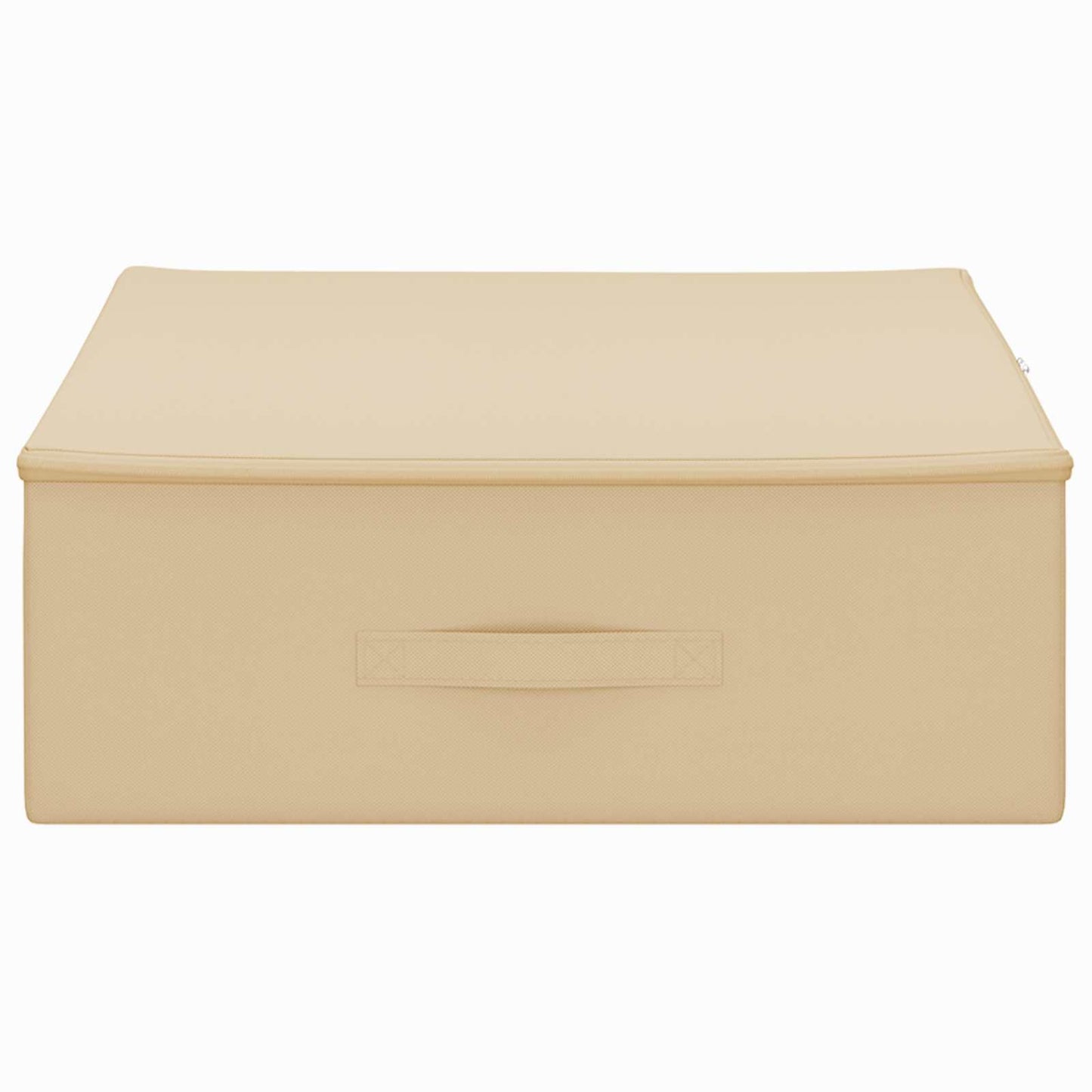 Storage Box Cream 90 x 48 x 15 cm Non-woven fabric