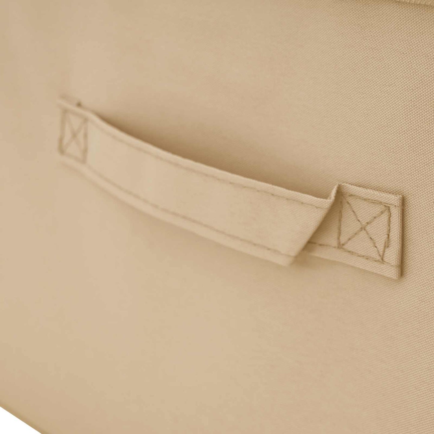 Storage Box 6 pcs Cream 90 x 48 x 15 cm Non-woven fabric