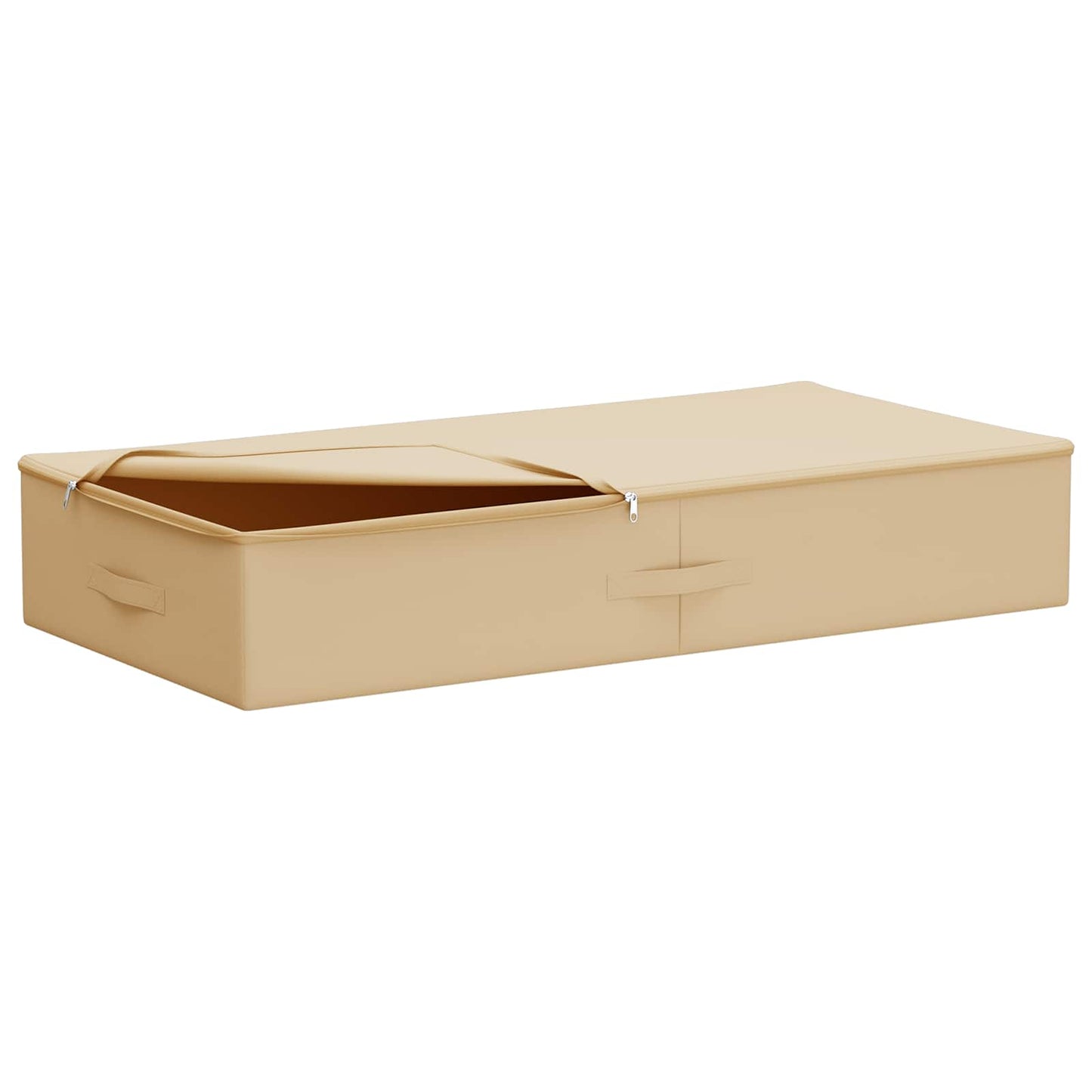 Storage Box Cream 100 x 50 x 18 cm Non-woven fabric