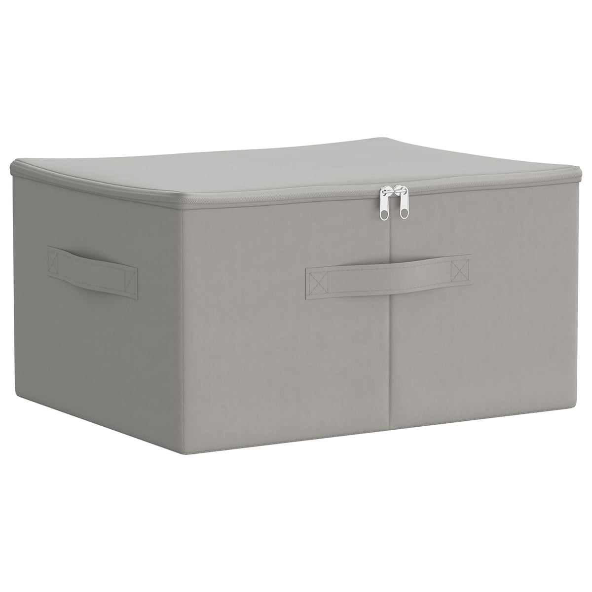 Storage Box 24 pcs Non-woven fabric 43 x 34 x 23 cm 33.6 L Grey