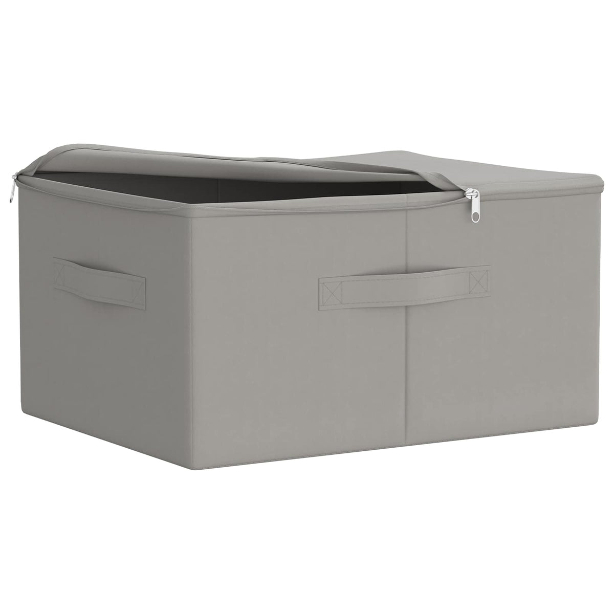 Storage Box 24 pcs Non-woven fabric 50 x 30 x 25 cm 37.5 L Grey