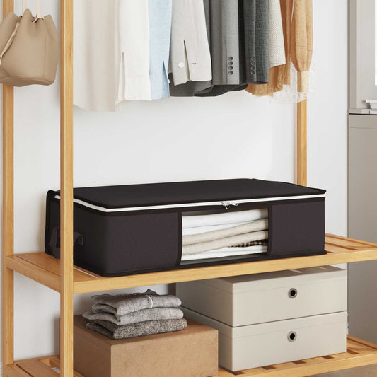 Storage Box with Transparent Side Window 2 pcs Anthracite