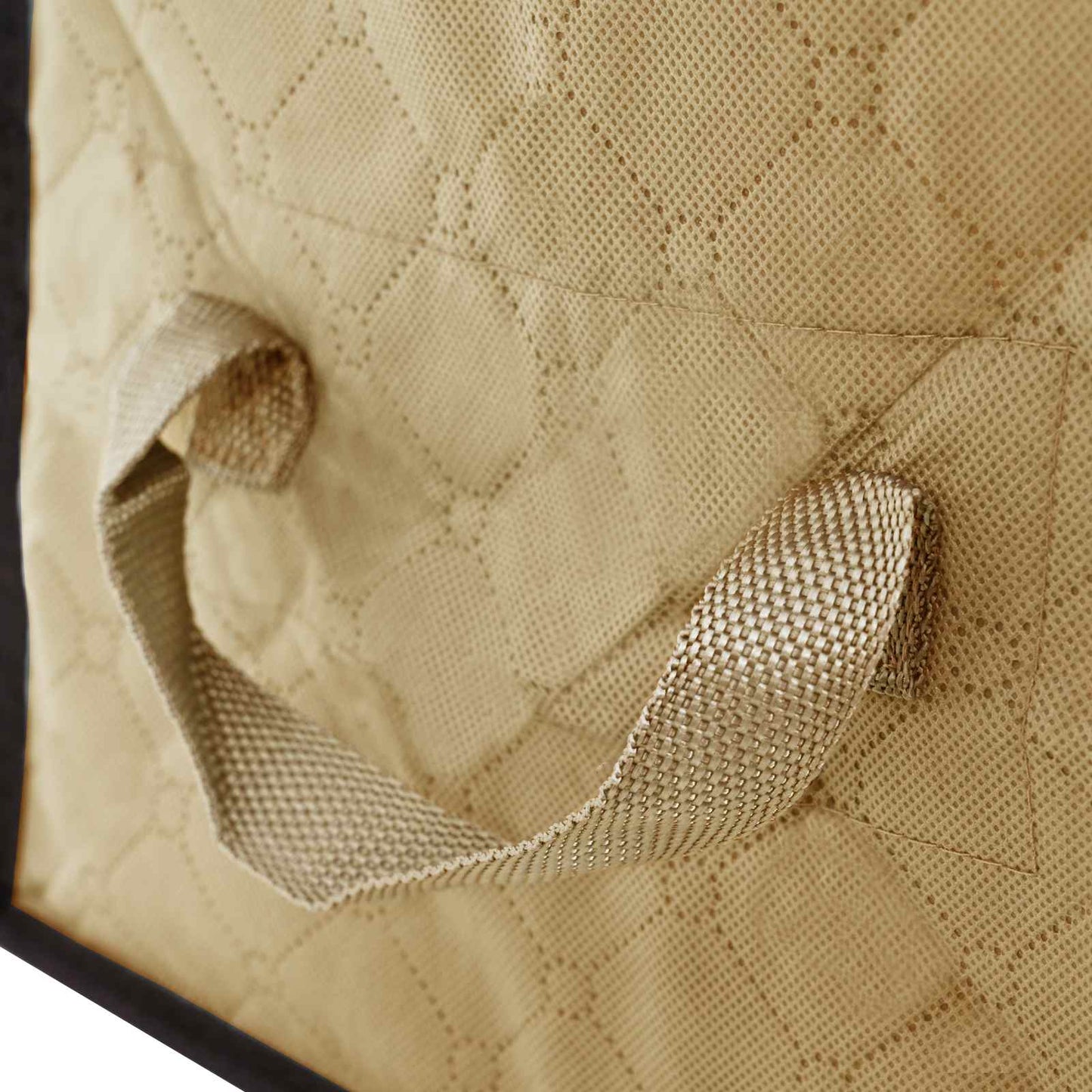 Storage Box with Transparent Side Window 6 pcs Cream
