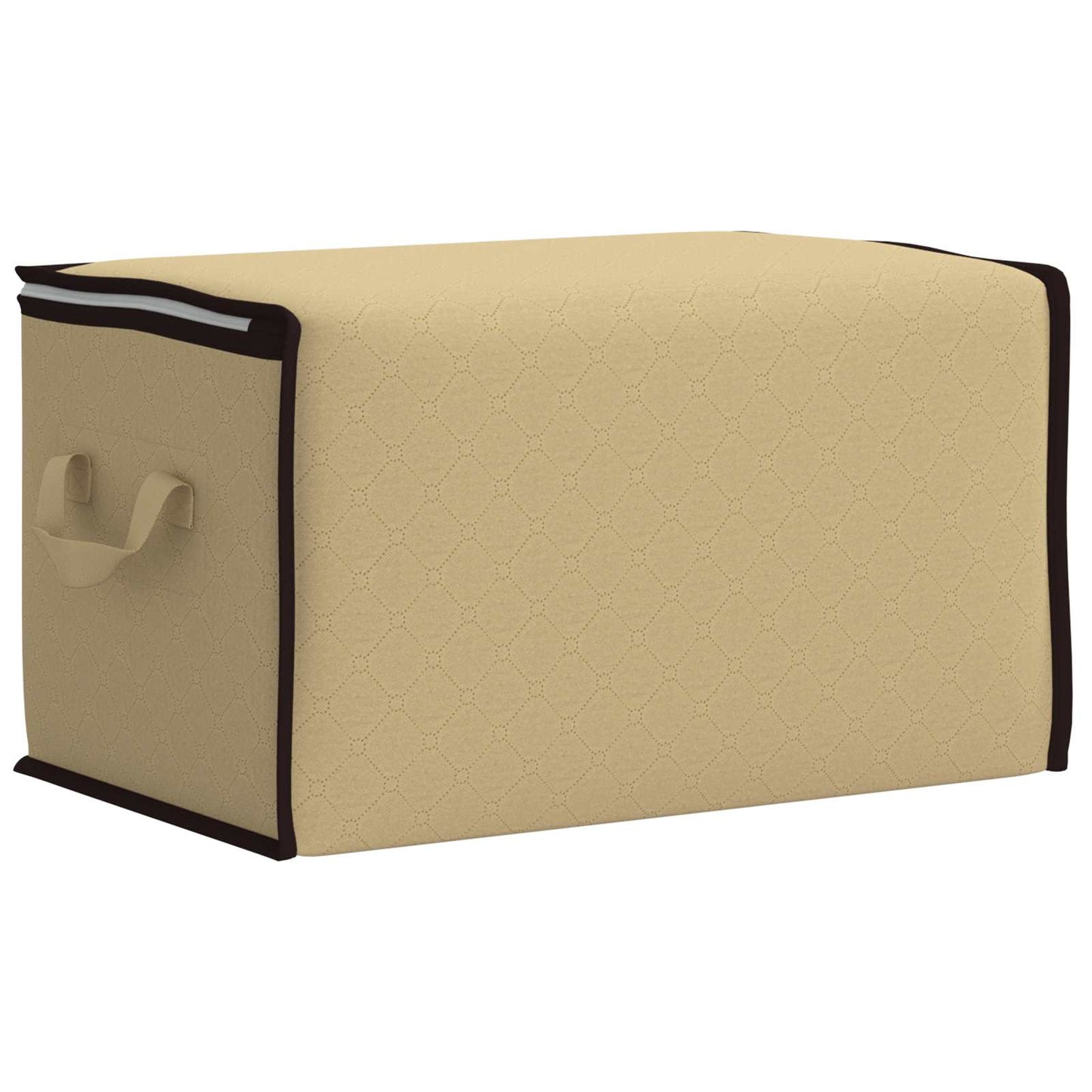 Storage Box with Transparent Side Window 6 pcs Cream