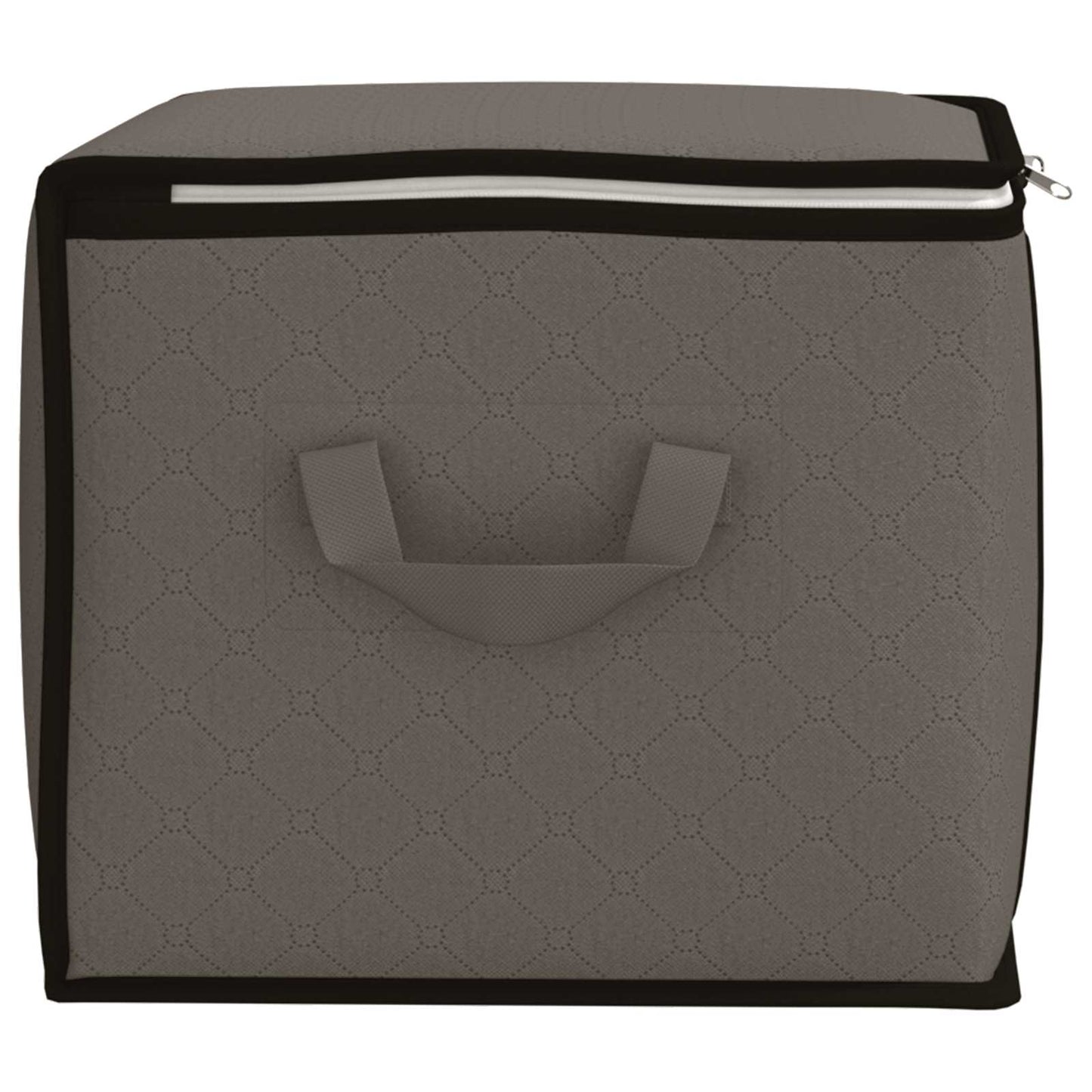 Storage Box with Transparent Side Window 2 pcs Grey