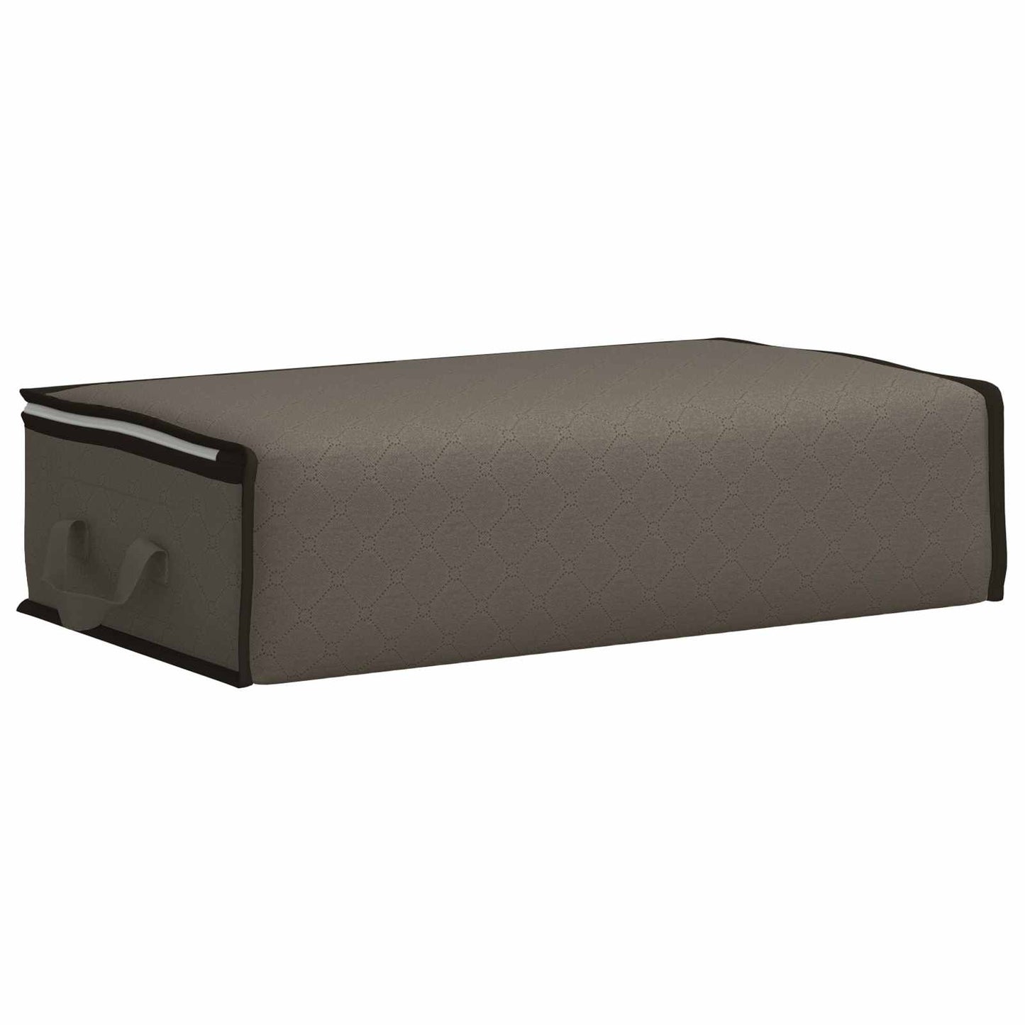 Storage Box with Transparent Side Window 2 pcs Grey