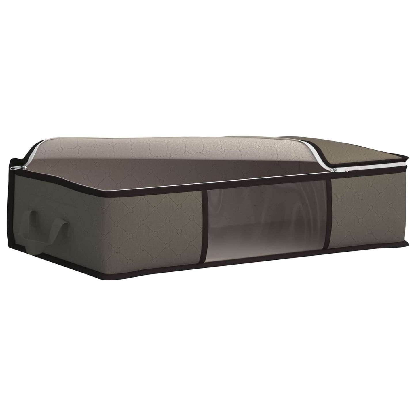 Storage Box with Transparent Side Window 6 pcs Grey