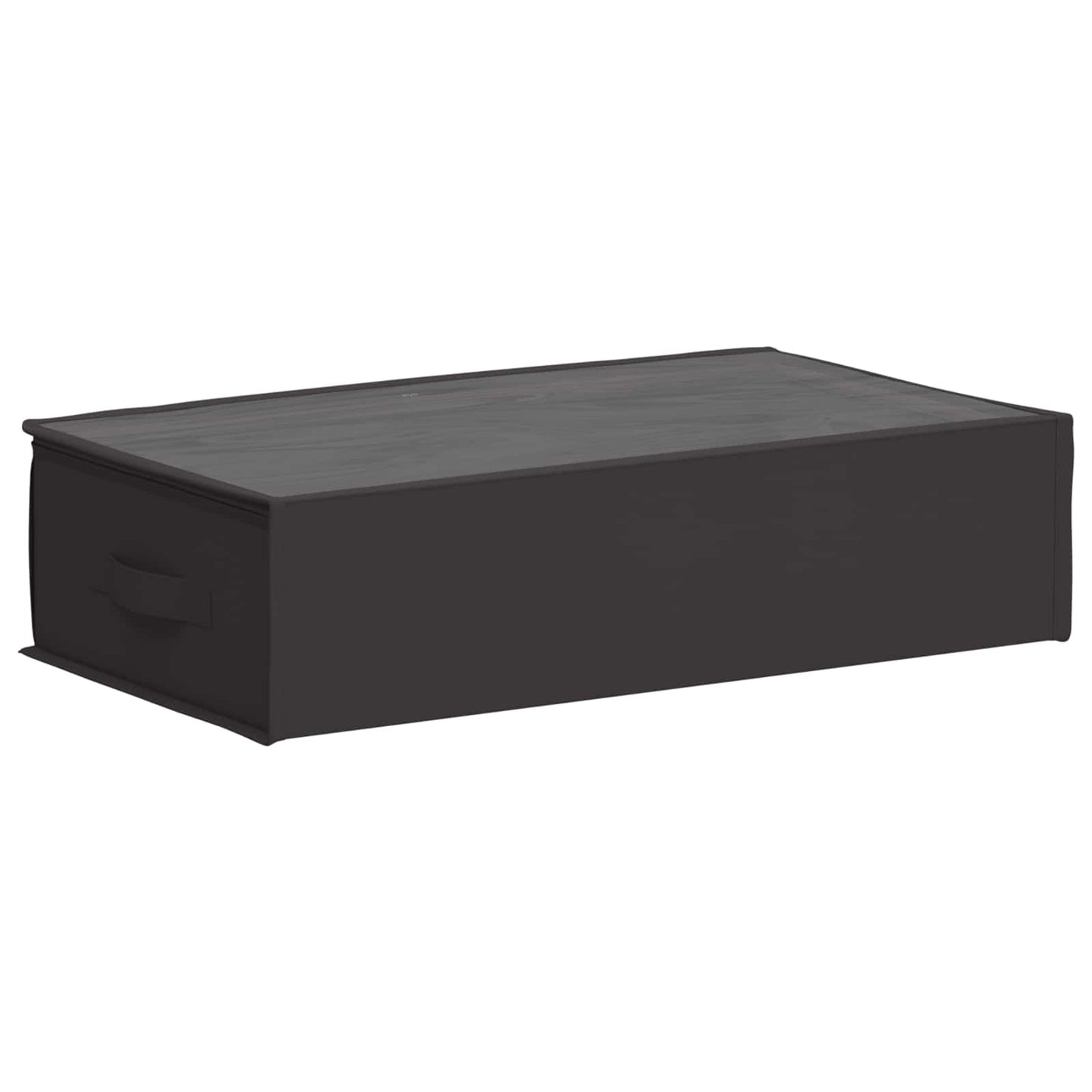 Storage Box with Transparent Top Window 2 pcs Anthracite