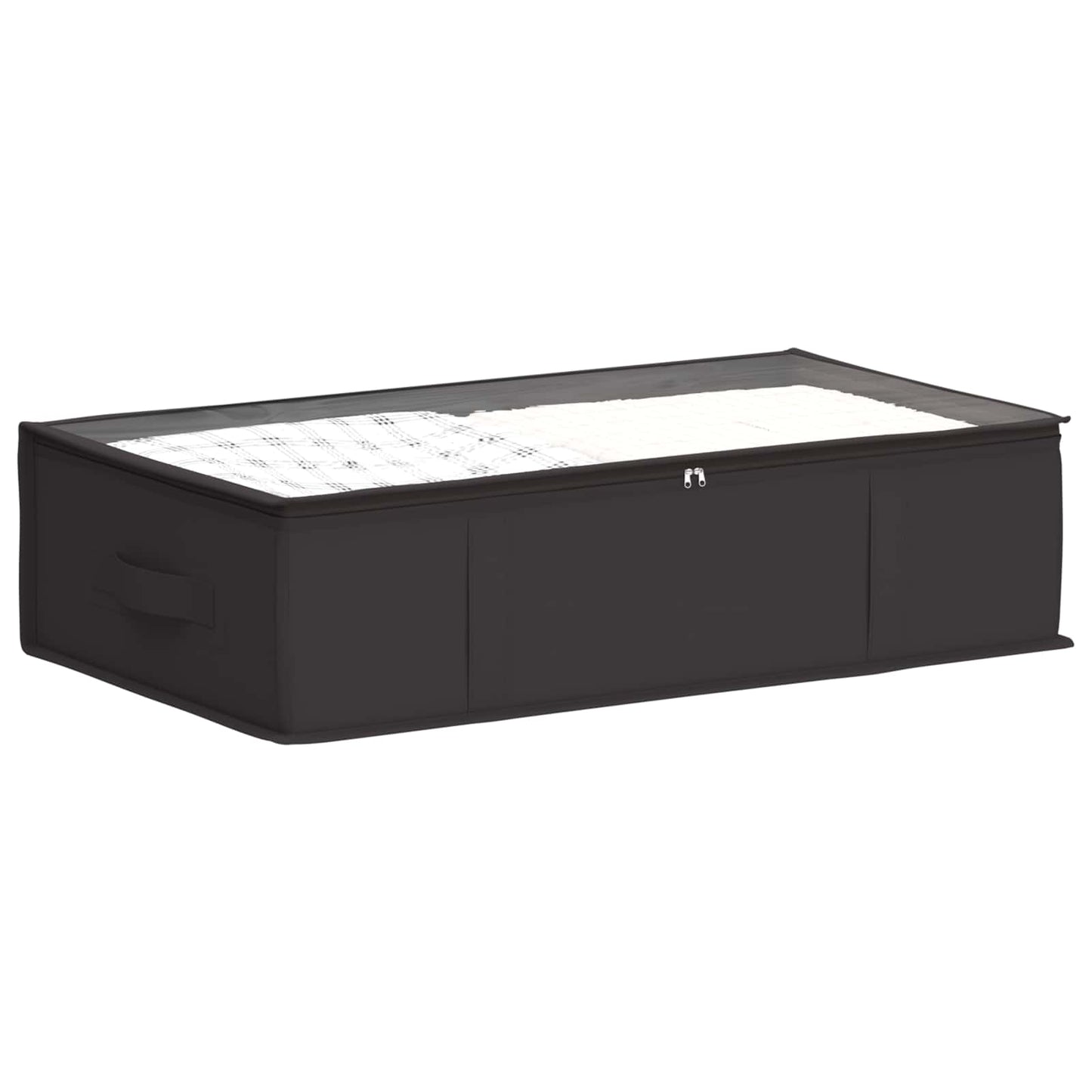 Storage Box with Transparent Top Window 2 pcs Anthracite